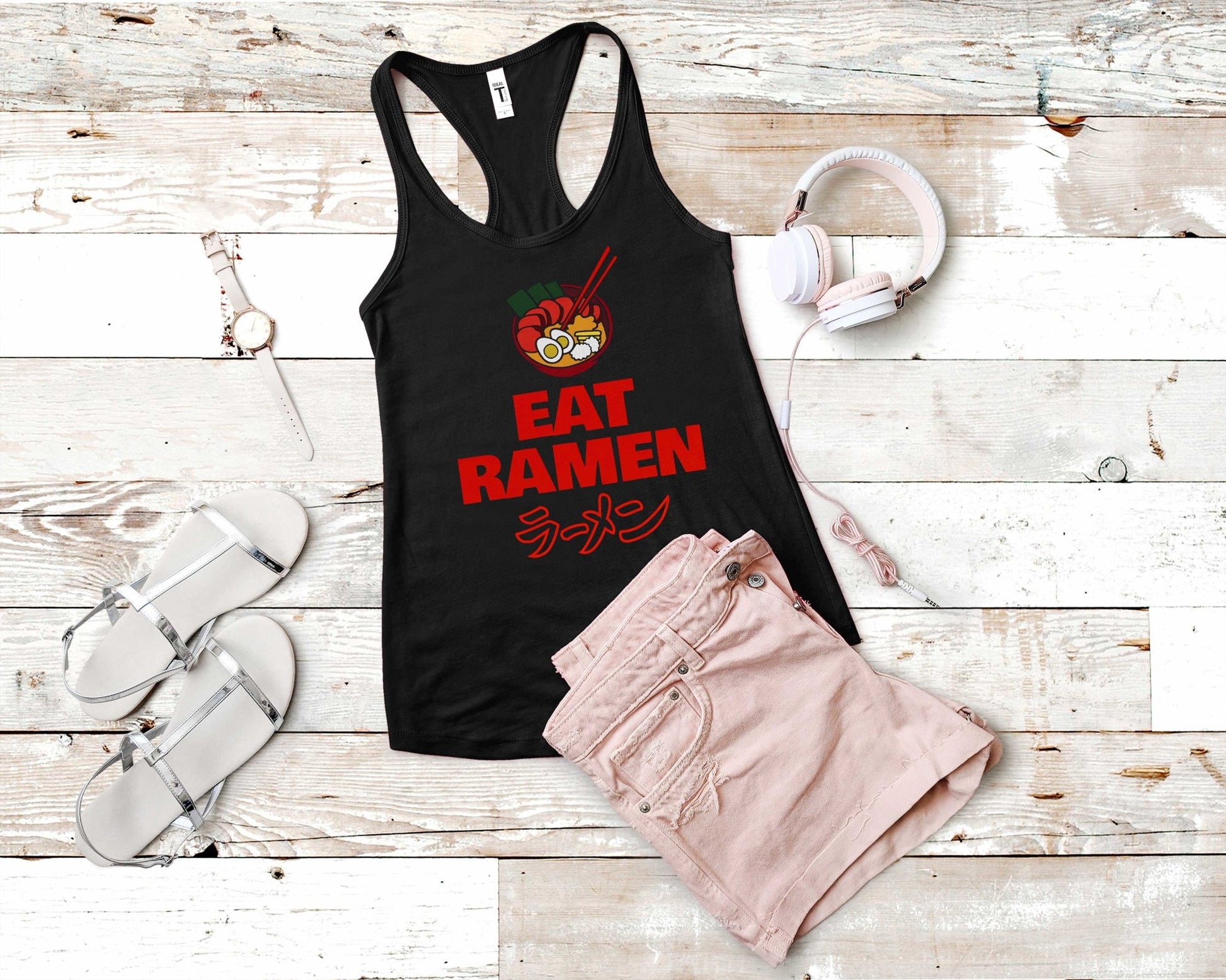 Eat Ramen Shirt for Foodie | Stocking Stuffer for College Student - Gone Coastal Creations - Shirts