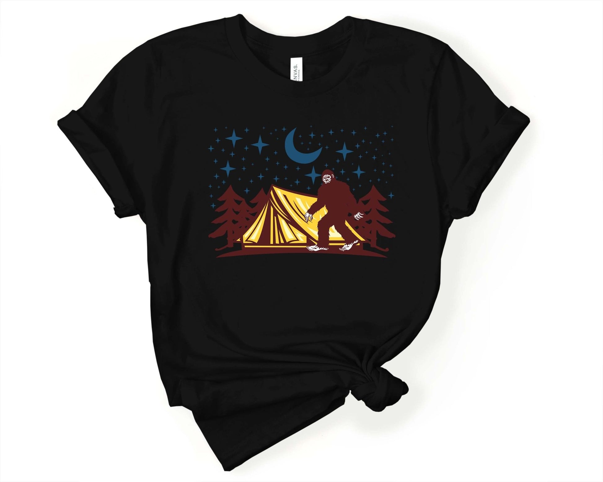 Five Billion Star Hotel Tee for Bigfoot Lover - Gone Coastal Creations - Shirts