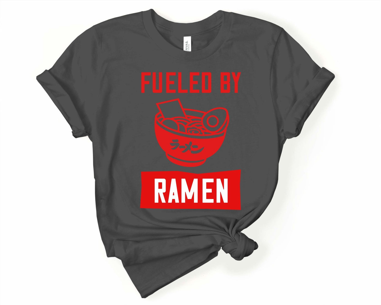 Fueled by Ramen Shirt for Foodie | Stocking Stuffer for College Student - Gone Coastal Creations - Shirts