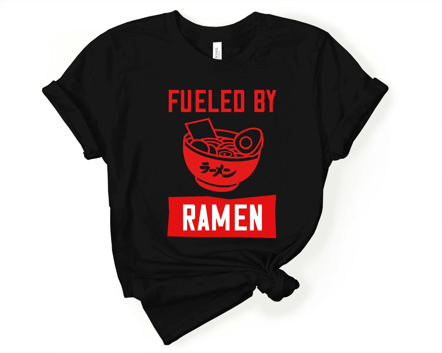 Fueled by Ramen Shirt for Foodie | Stocking Stuffer for College Student - Gone Coastal Creations - Shirts