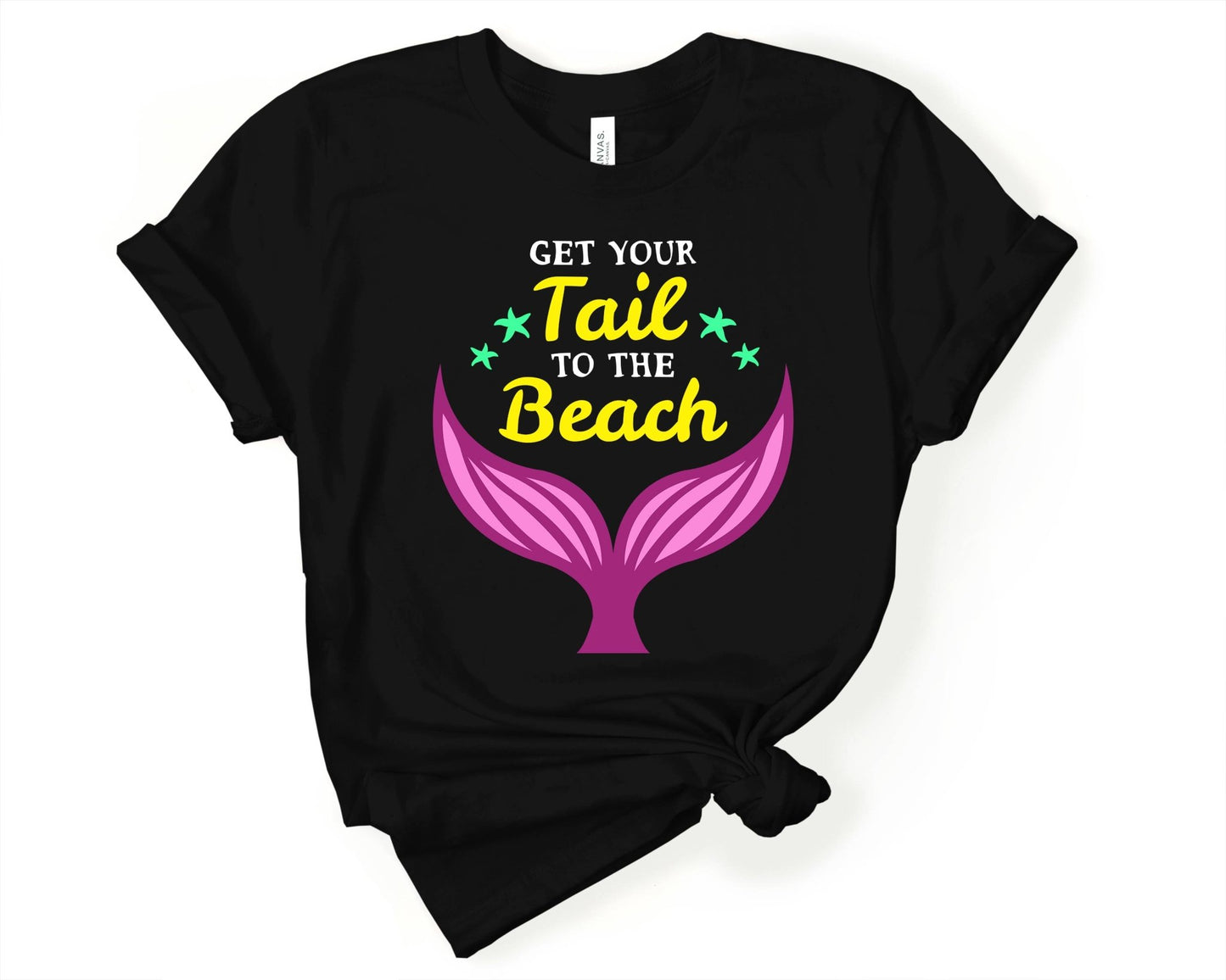 Get Your Tail to the Beach | Mermaid Lovers Shirt - Gone Coastal Creations - Shirts