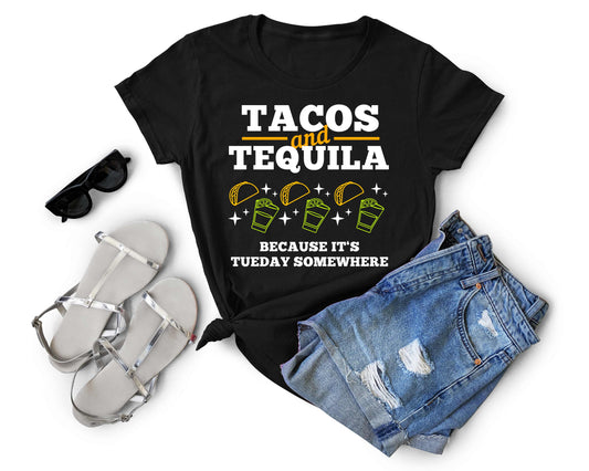 Tacos and Tequila | Taco Lover Shirt