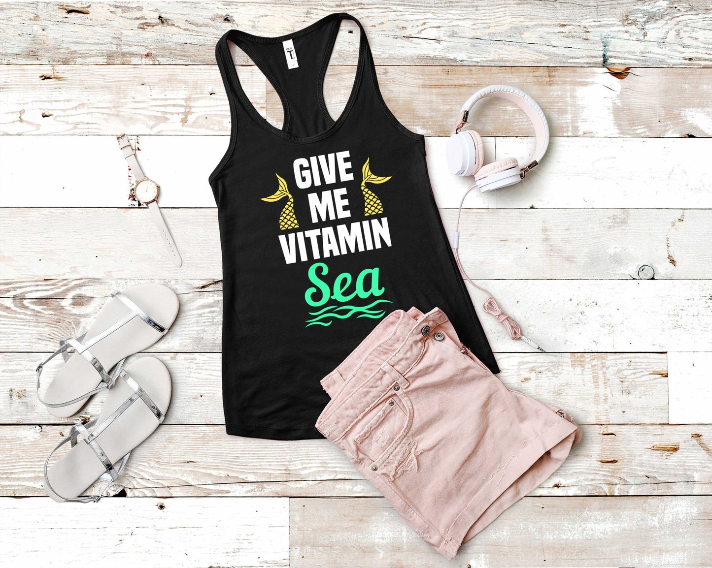 Give me Vitamin Sea | Mermaid Lovers Shirt - Gone Coastal Creations - Shirts