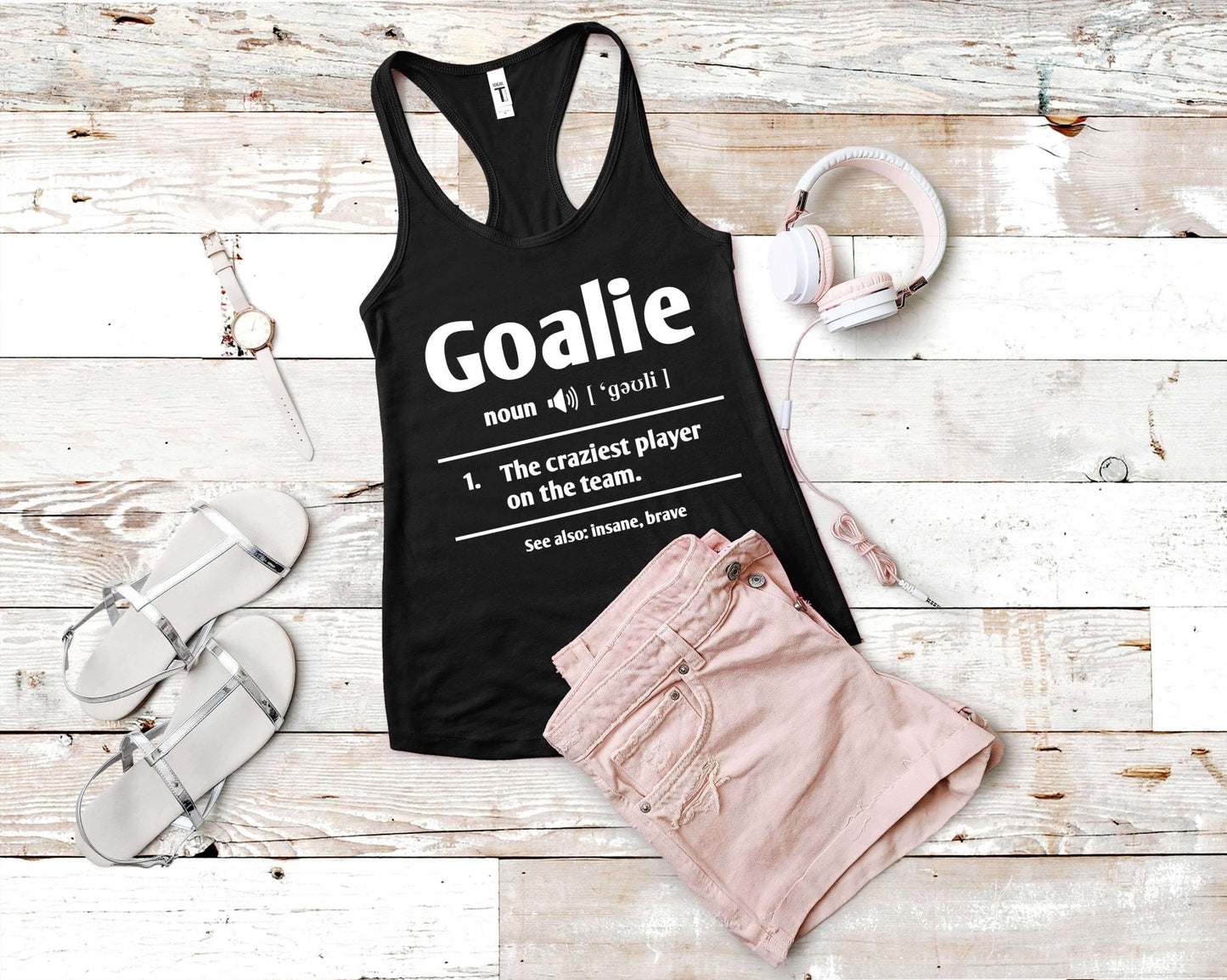 Goalie Definition, Soccer is Life - Gone Coastal Creations - Shirts