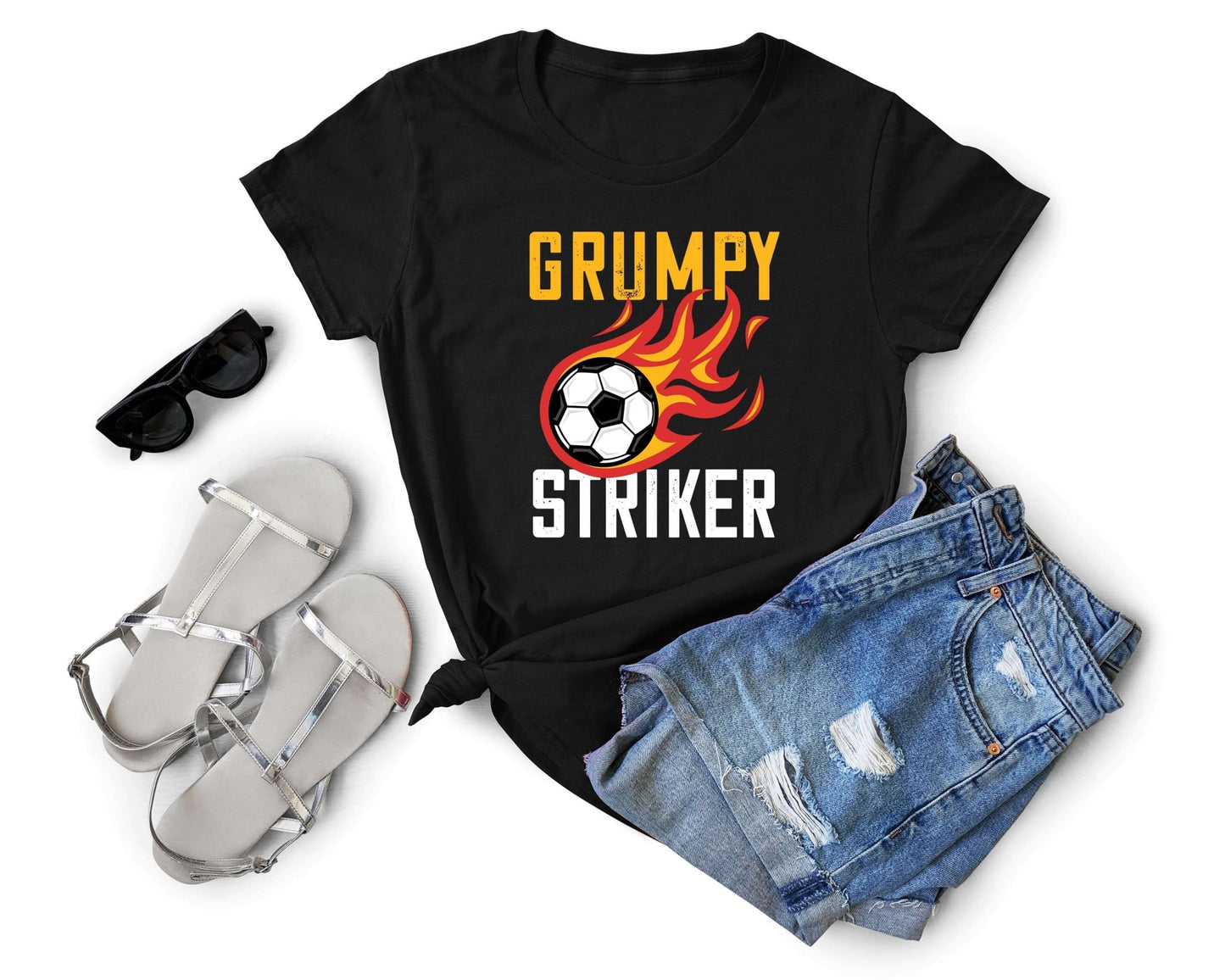 Grumpy Striker, Soccer is Life - Gone Coastal Creations - Shirts