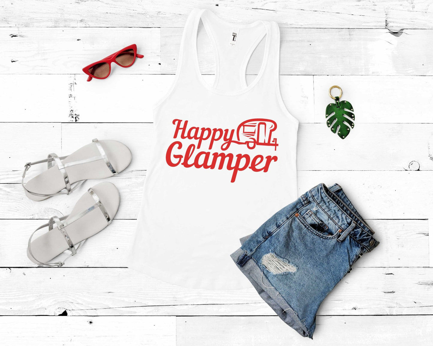 Happy Glamper | Funny Camping Shirts for the Outdoor Adventurer - Gone Coastal Creations - shirts