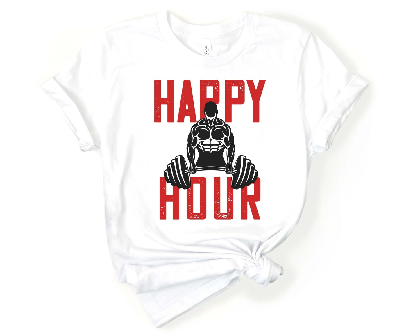 Happy Hour, Workout Humor - Gone Coastal Creations - Shirts