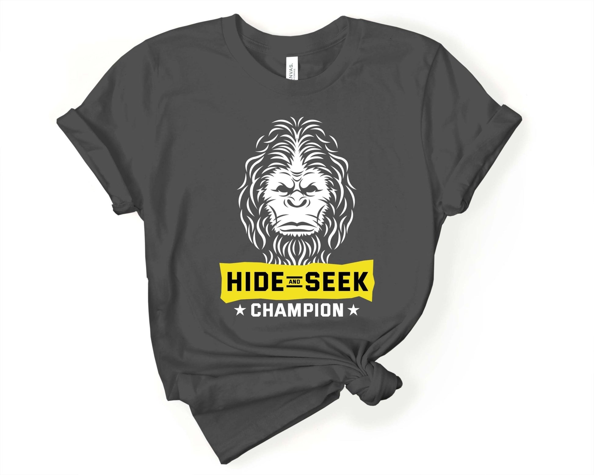 Hide and Seek Champion Bigfoot T-Shirt - Gone Coastal Creations - Shirts