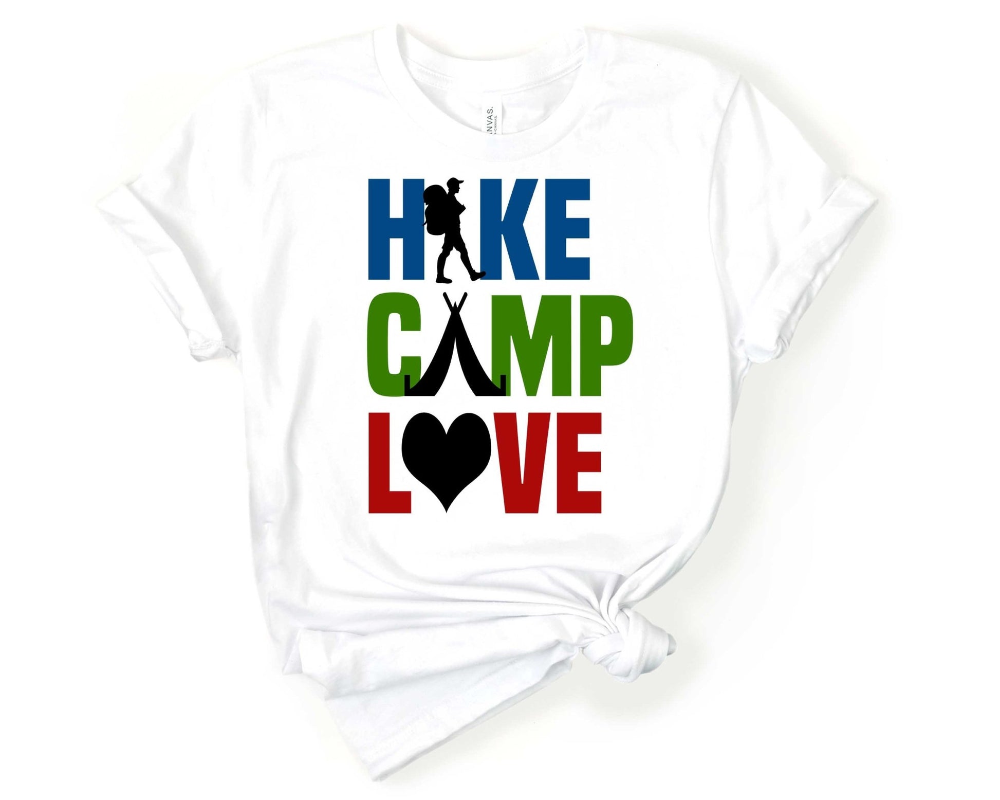 Hike Camp Love | Funny Camping Shirts for the Outdoor Adventurer - Gone Coastal Creations - shirts