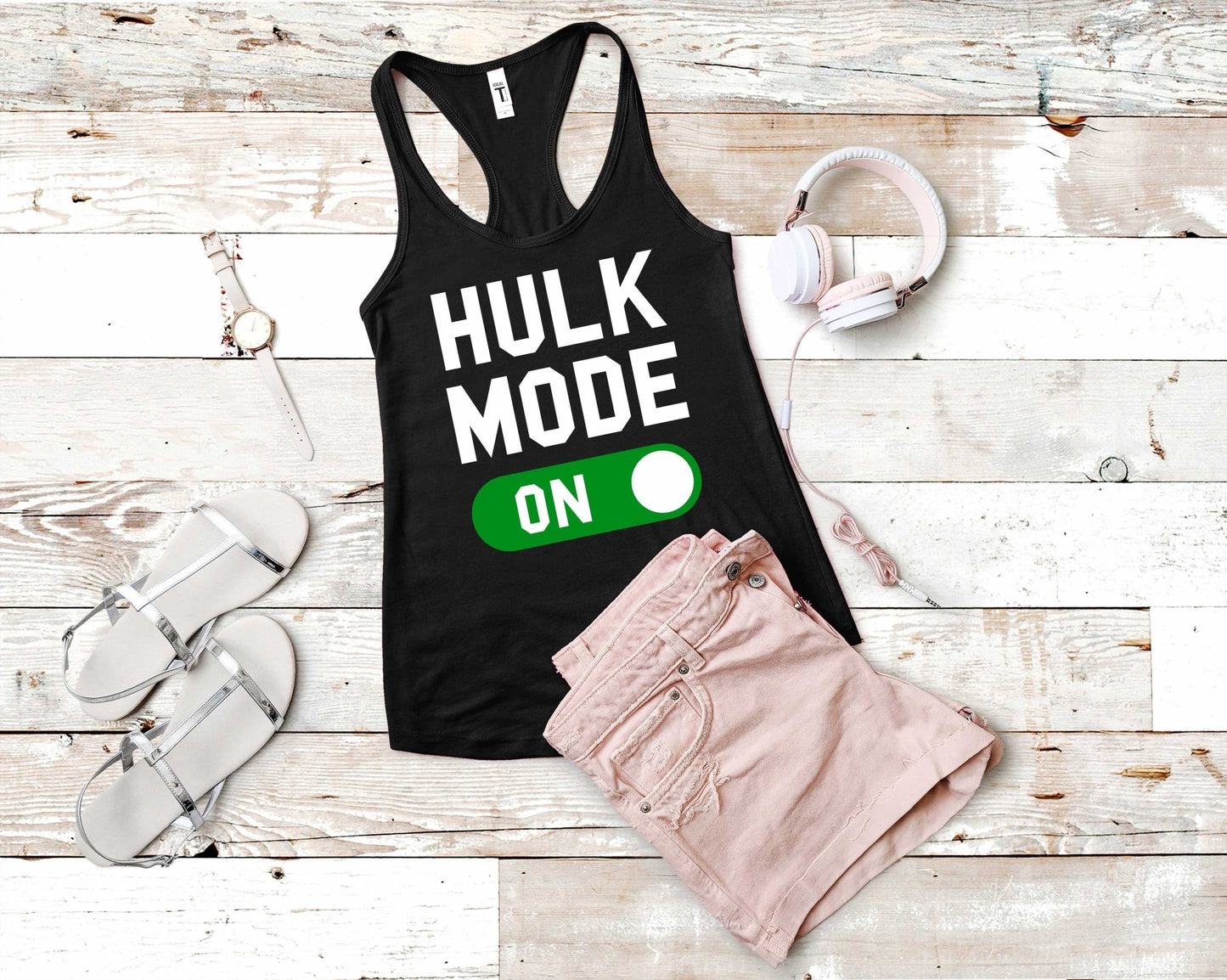 Hulk Mode On, Workout Humor - Gone Coastal Creations - Shirts