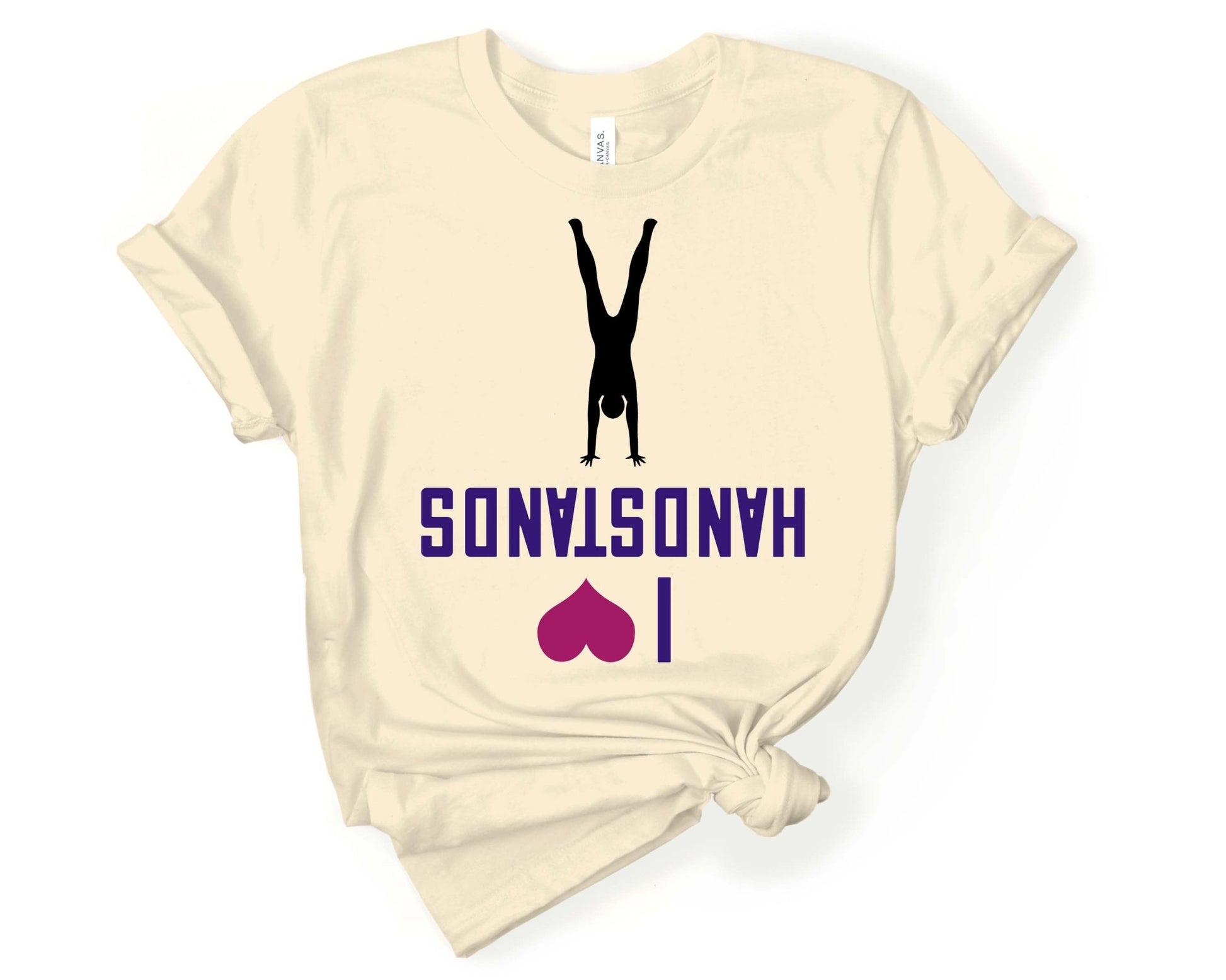 I Love Handstands | Yoga Shirt | Yoga Handstand - Gone Coastal Creations - Shirts