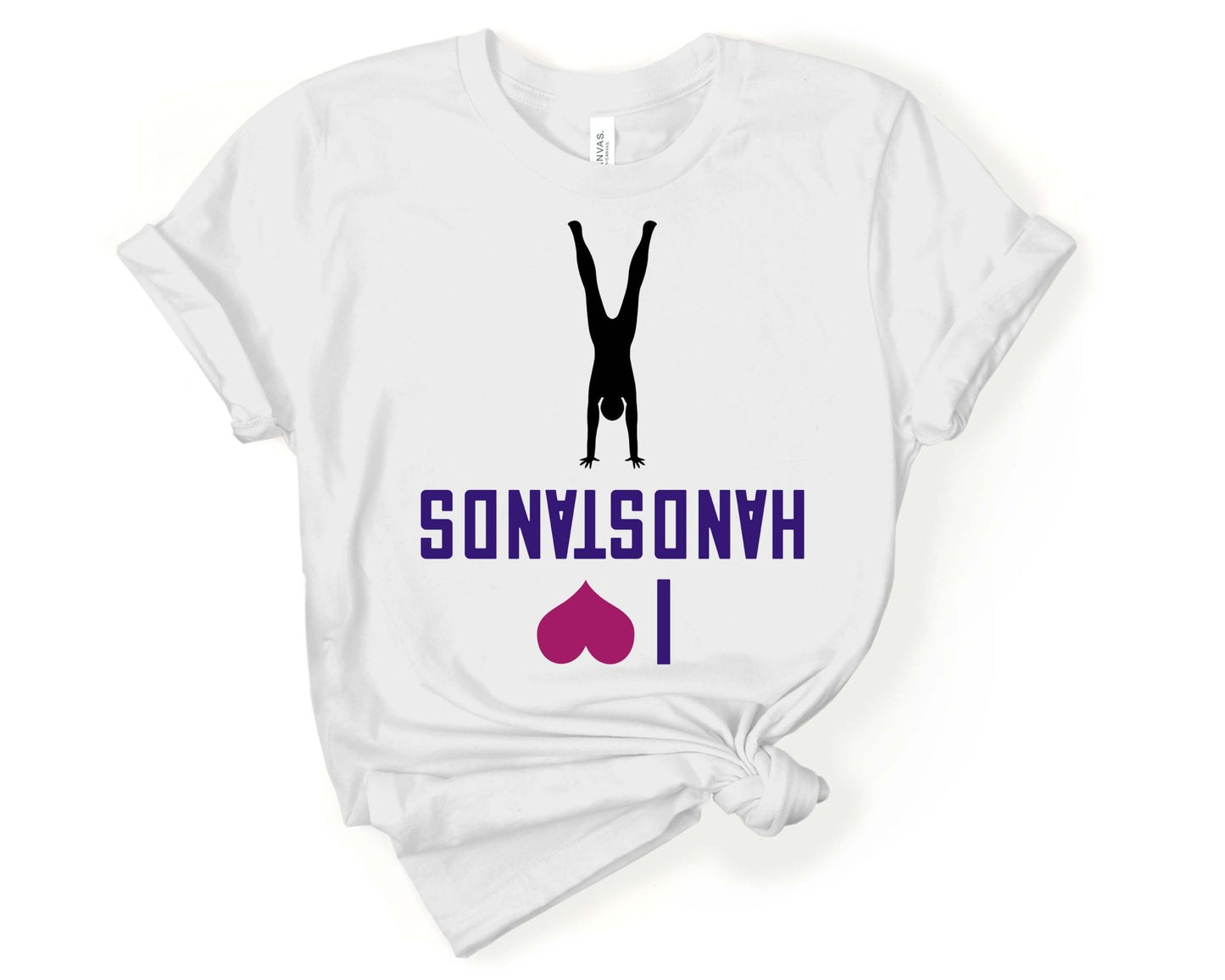 I Love Handstands | Yoga Shirt | Yoga Handstand - Gone Coastal Creations - Shirts