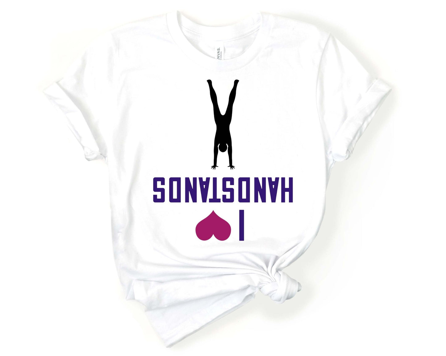 I Love Handstands | Yoga Shirt | Yoga Handstand - Gone Coastal Creations - Shirts