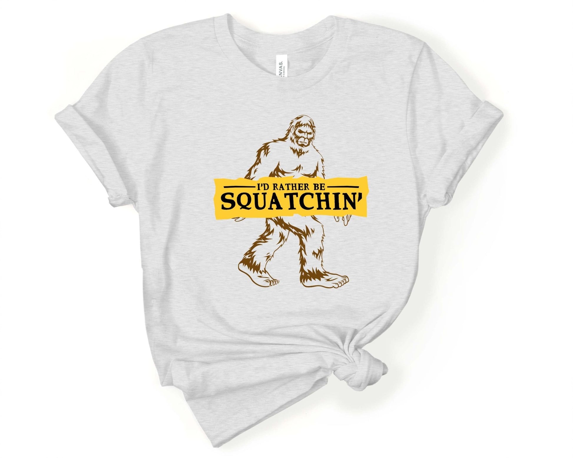 I'd Rather Be Squatchin Bigfoot T-Shirt - Gone Coastal Creations - Shirts