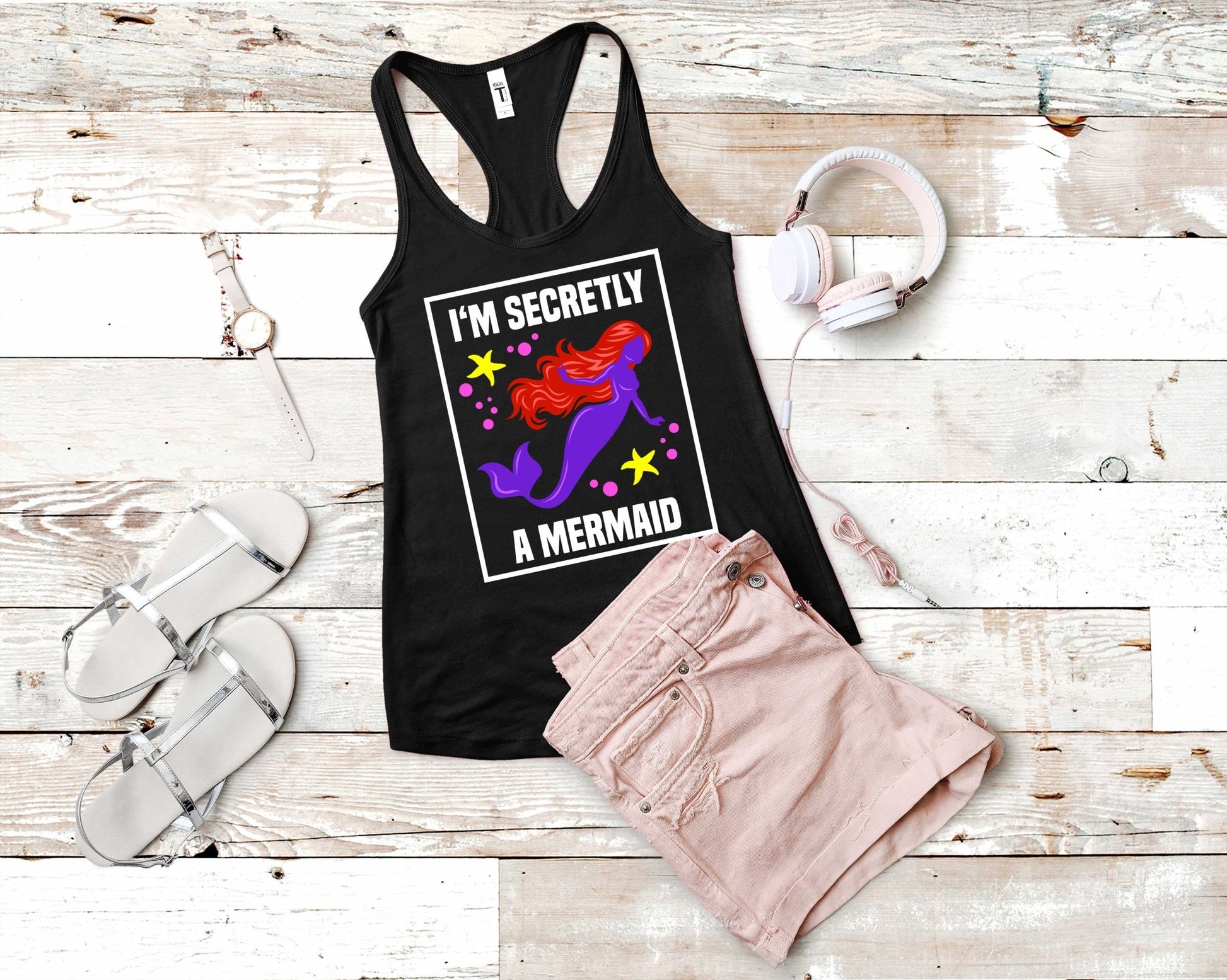 Im Secretly a Mermaid | Mermaid Lovers Shirt - Gone Coastal Creations - Shirts