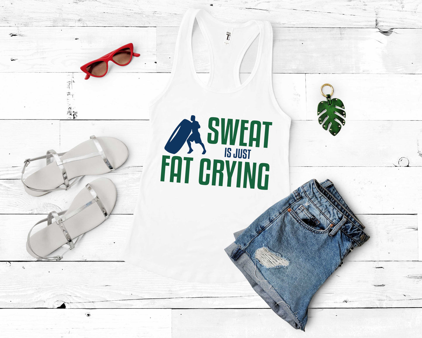 Sweat is just fat crying, Workout Humor