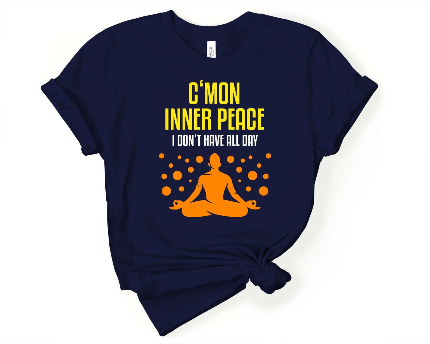 Inner Peace Yoga Shirt | Funny Meditation Shirt - Gone Coastal Creations - Shirts