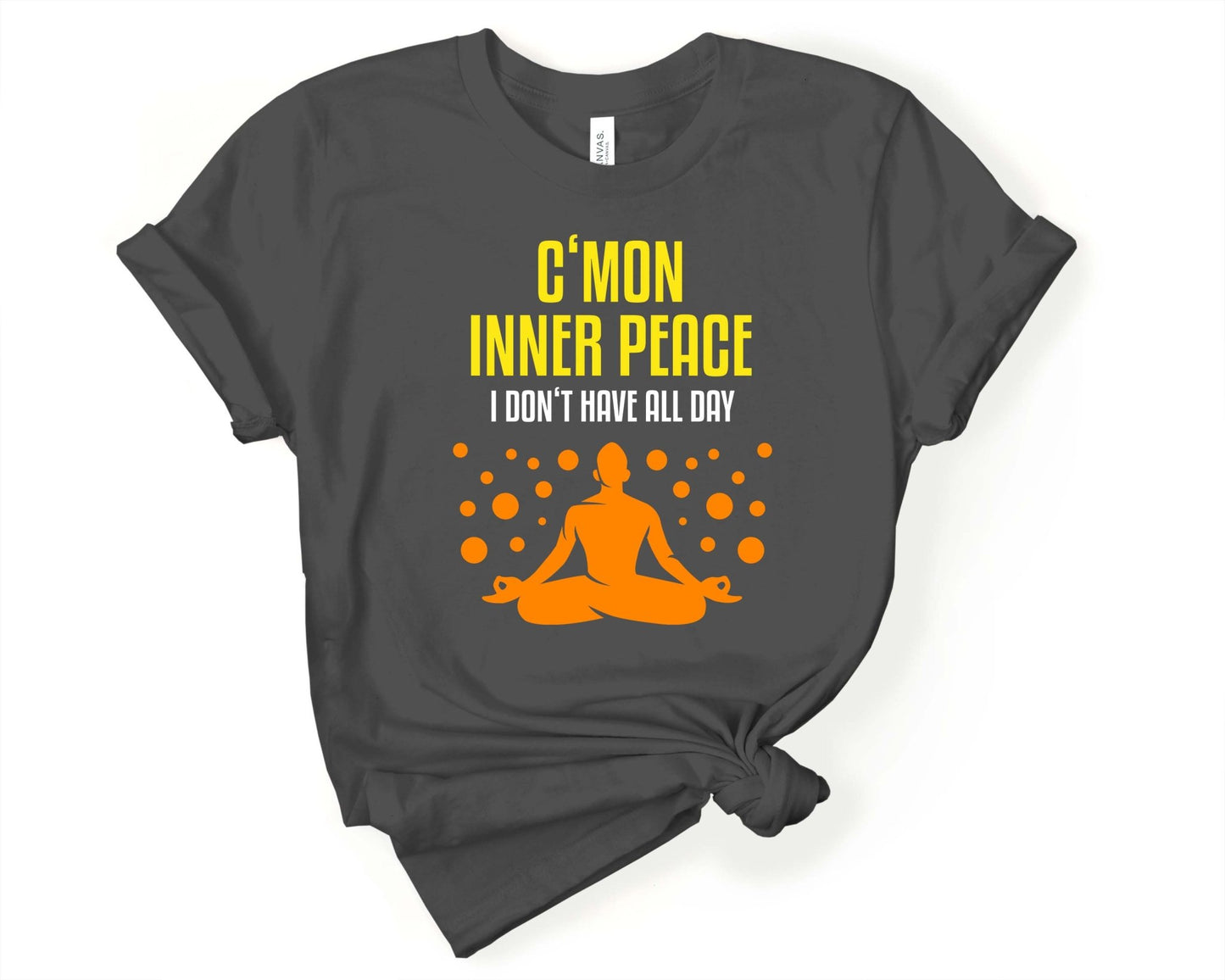 Inner Peace Yoga Shirt | Funny Meditation Shirt - Gone Coastal Creations - Shirts