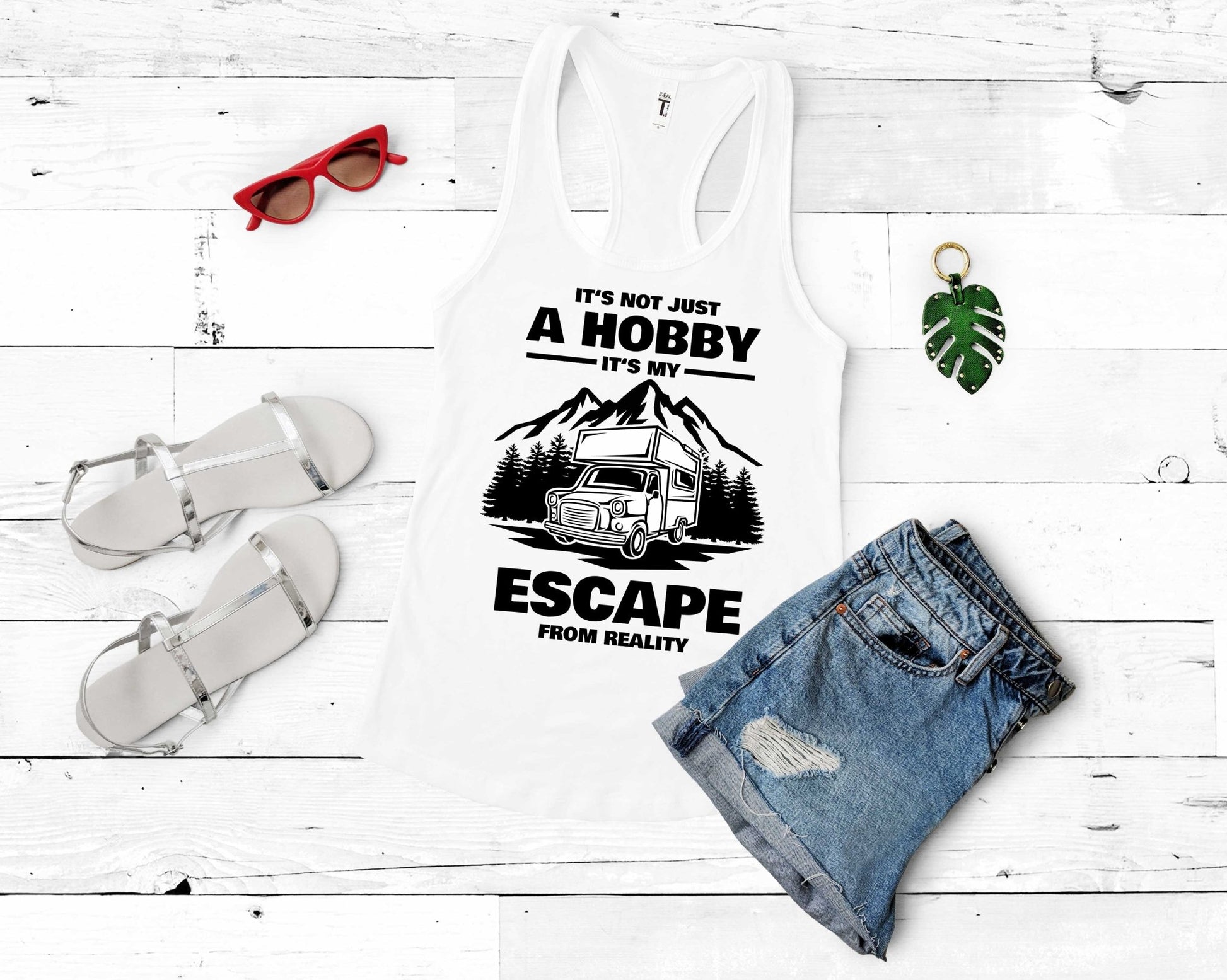 Its not just a hobby its my escape from reality | Funny Camping Shirts for the Outdoor Adventurer - Gone Coastal Creations - shirts