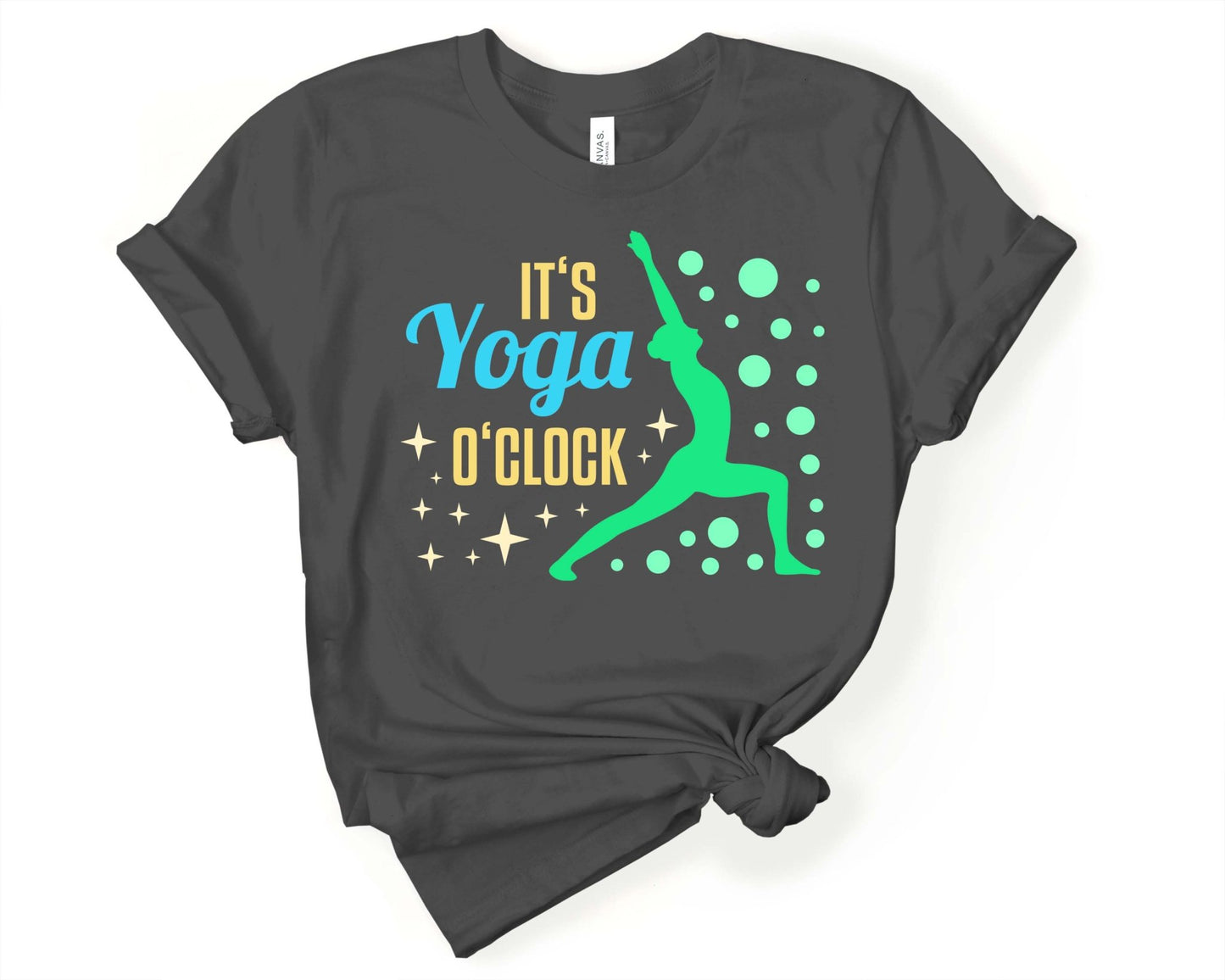 Its Yoga O'clock | Yoga Inspirational Shirt - Gone Coastal Creations - Shirts