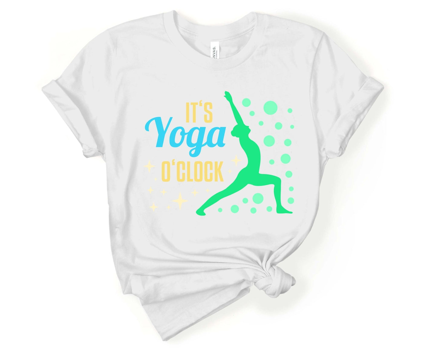 Its Yoga O'clock | Yoga Inspirational Shirt - Gone Coastal Creations - Shirts