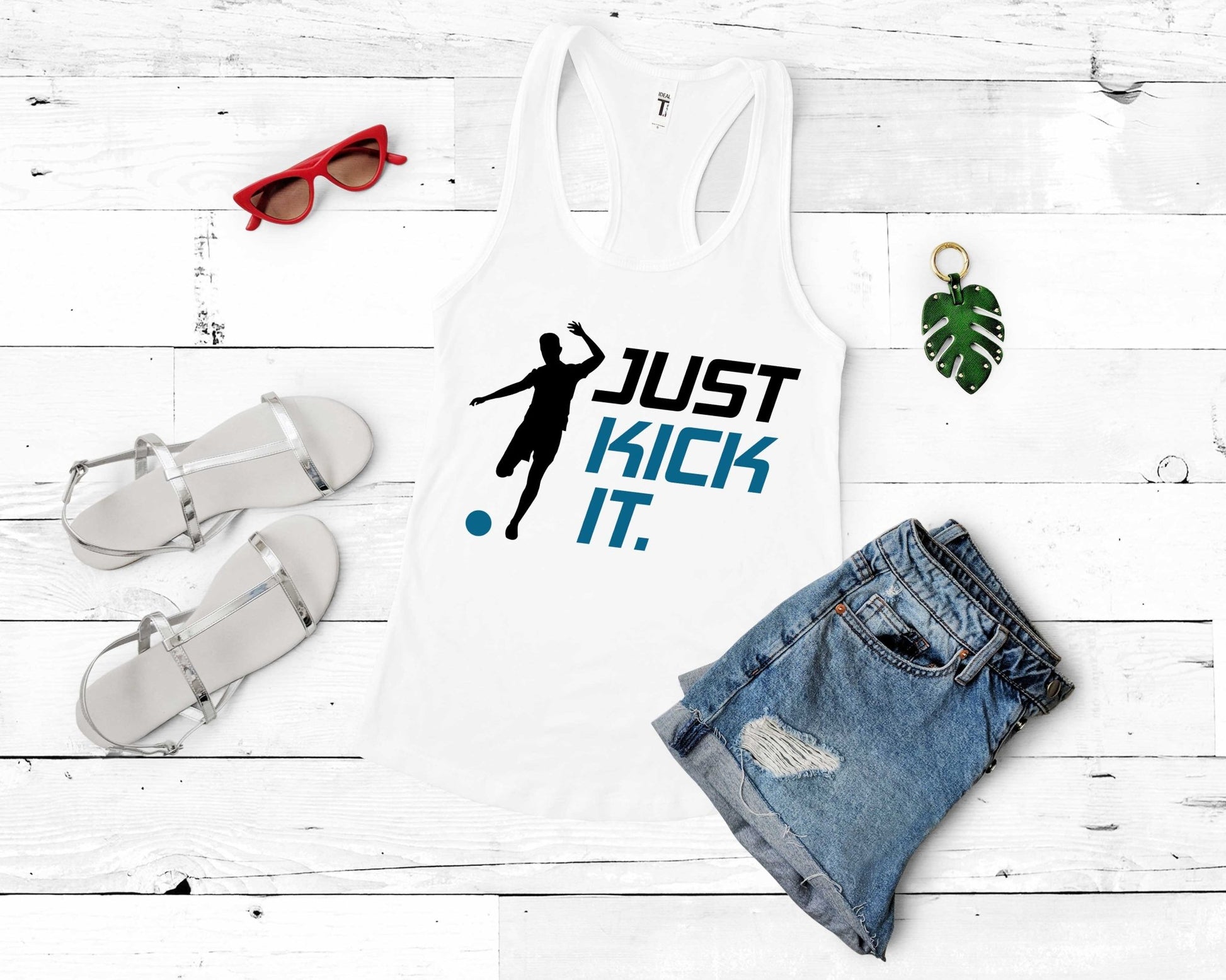 Just Kick It, Soccer is Life - Gone Coastal Creations - Shirts