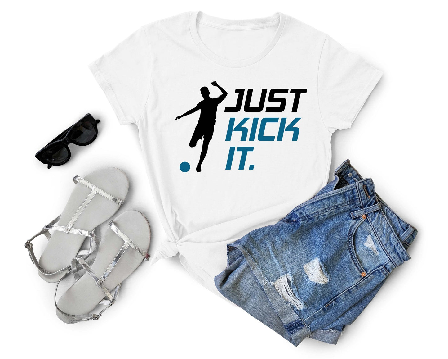 Just Kick It, Soccer is Life - Gone Coastal Creations - Shirts