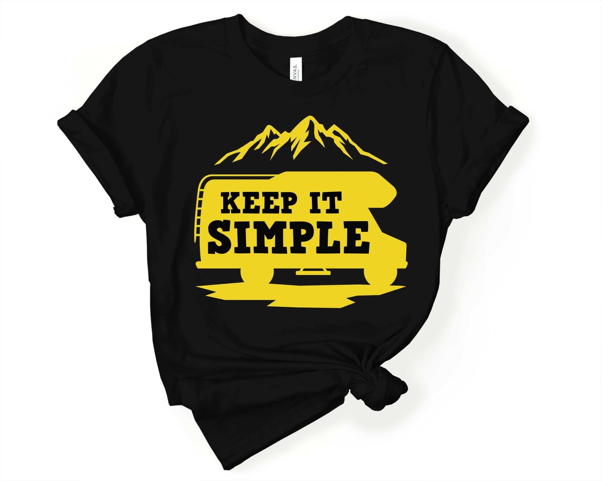 Keep it Simple | Funny Camping Shirts for the Outdoor Adventurer - Gone Coastal Creations - shirts