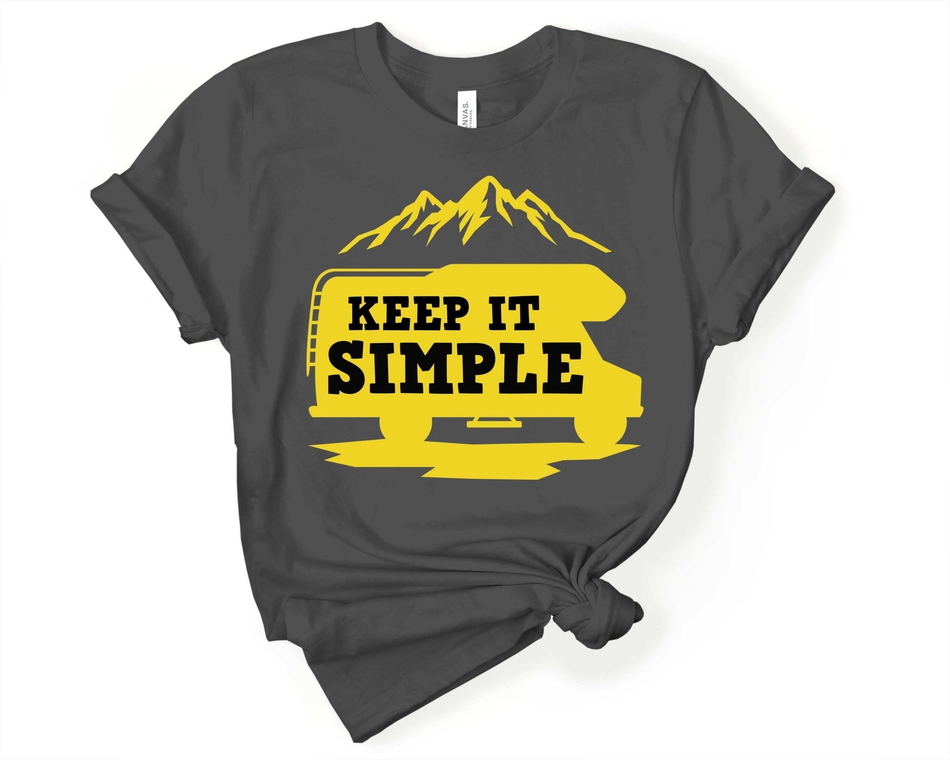 Keep it Simple | Funny Camping Shirts for the Outdoor Adventurer - Gone Coastal Creations - shirts