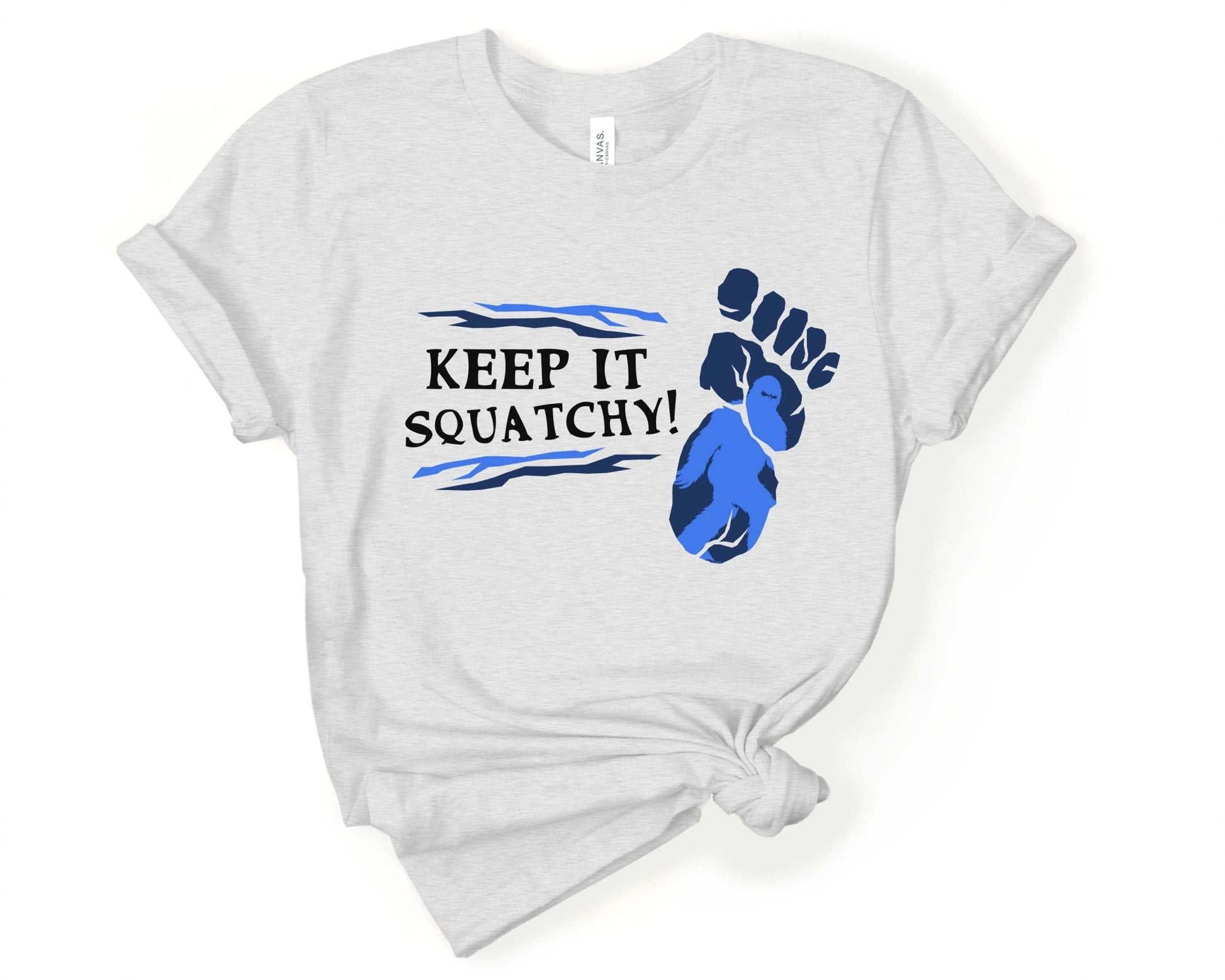 Keep it Squatchy Bigfoot T-Shirt - Gone Coastal Creations - Shirts