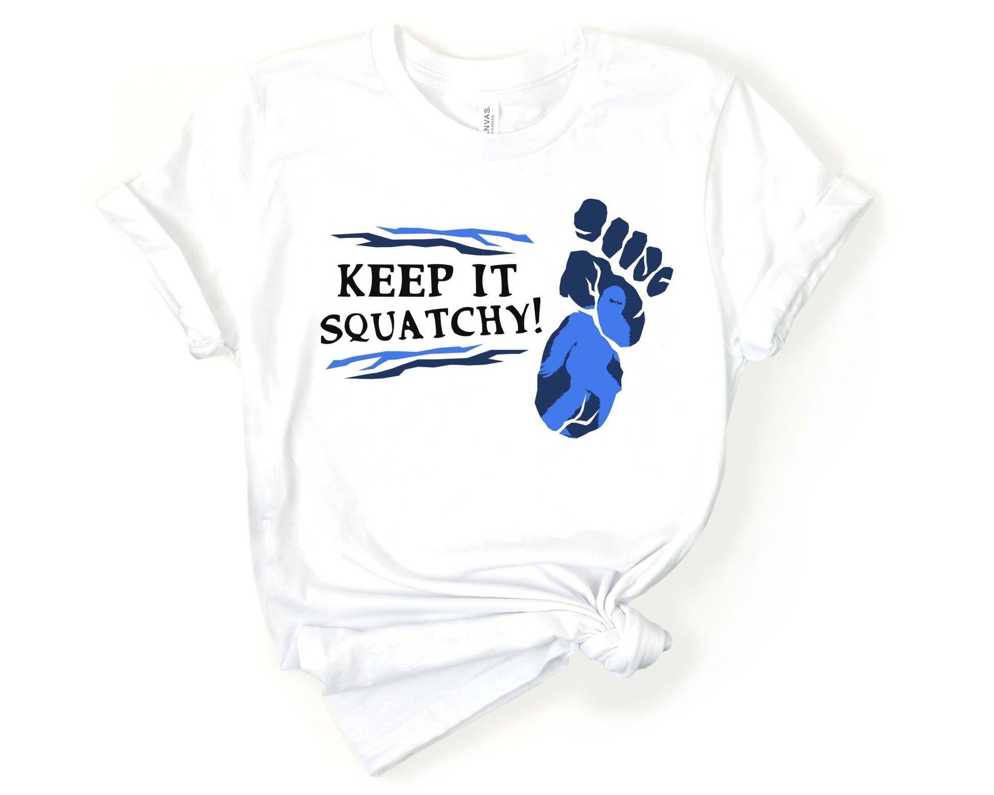 Keep it Squatchy Bigfoot T-Shirt - Gone Coastal Creations - Shirts