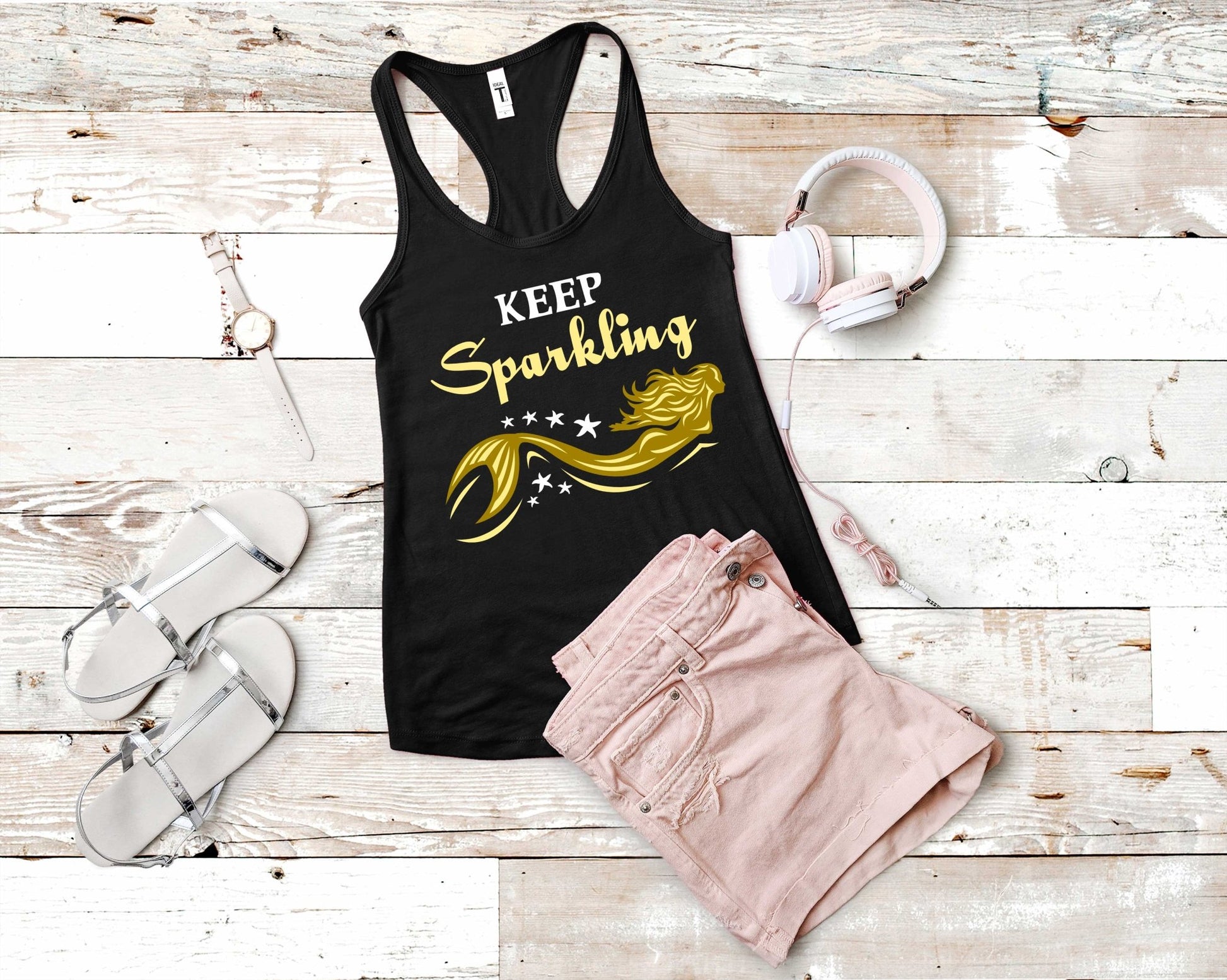 Keep Sparkling | Mermaid Lovers Shirt - Gone Coastal Creations - Shirts