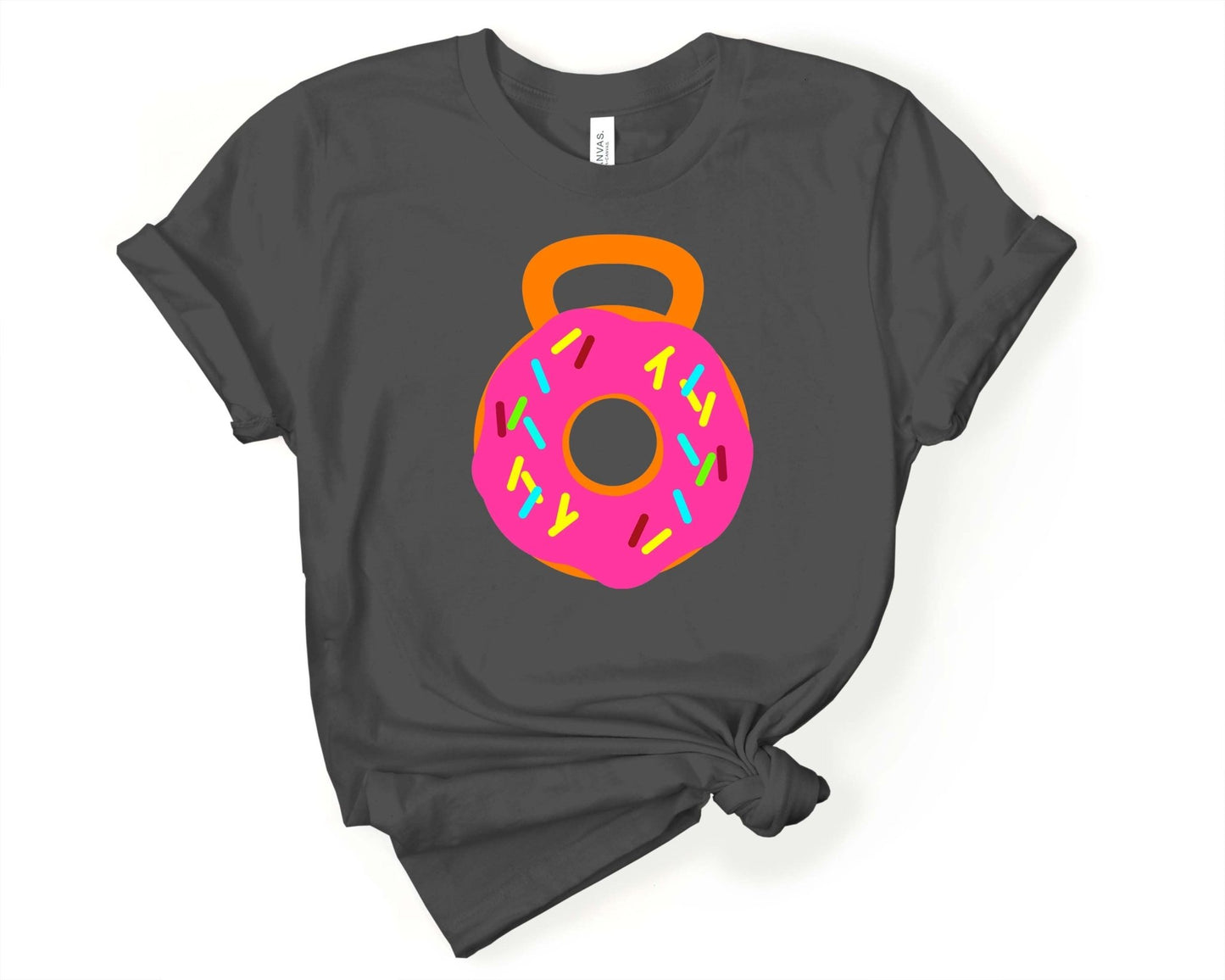 Kettlebell Donut, Workout Humor - Gone Coastal Creations - Shirts