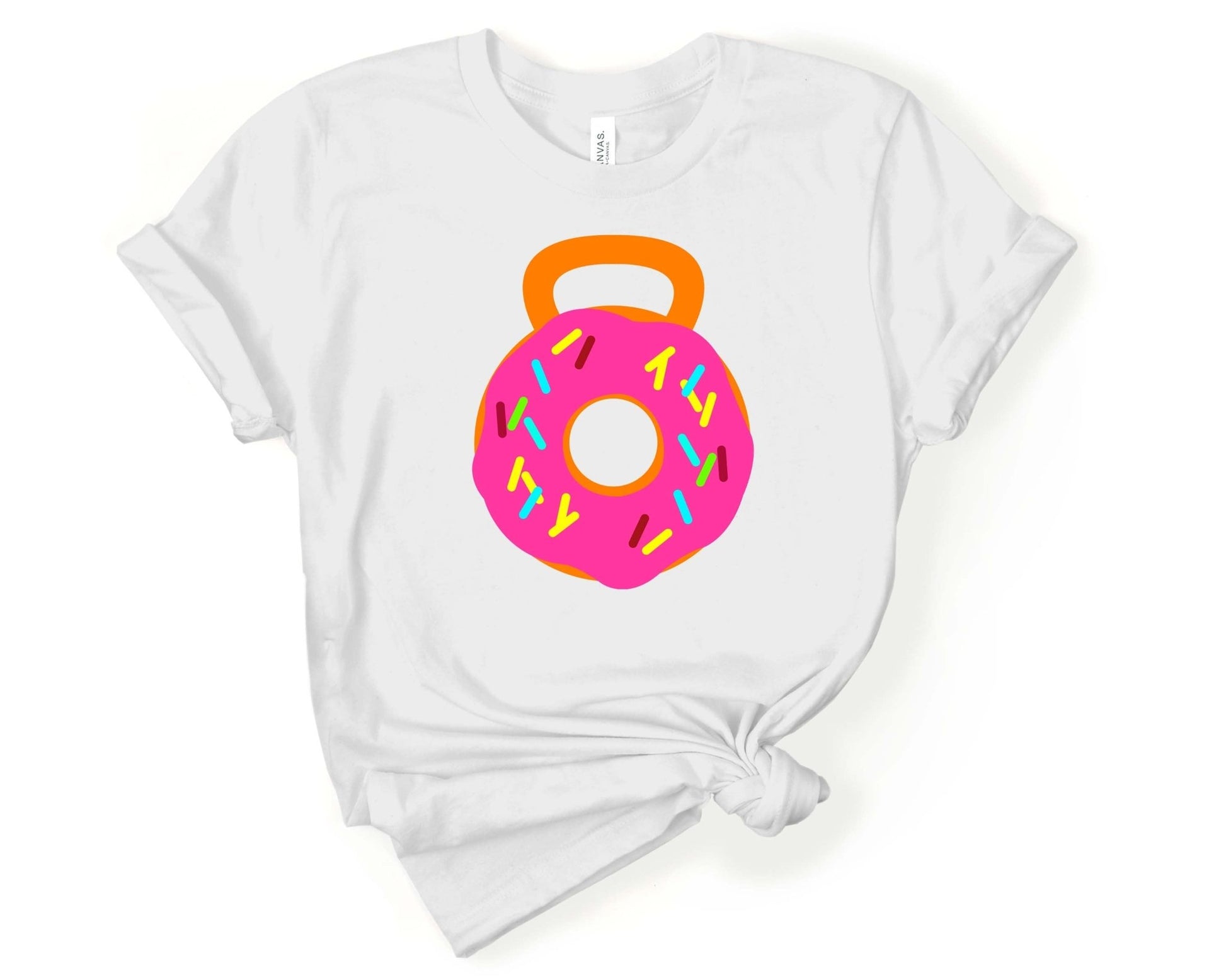 Kettlebell Donut, Workout Humor - Gone Coastal Creations - Shirts