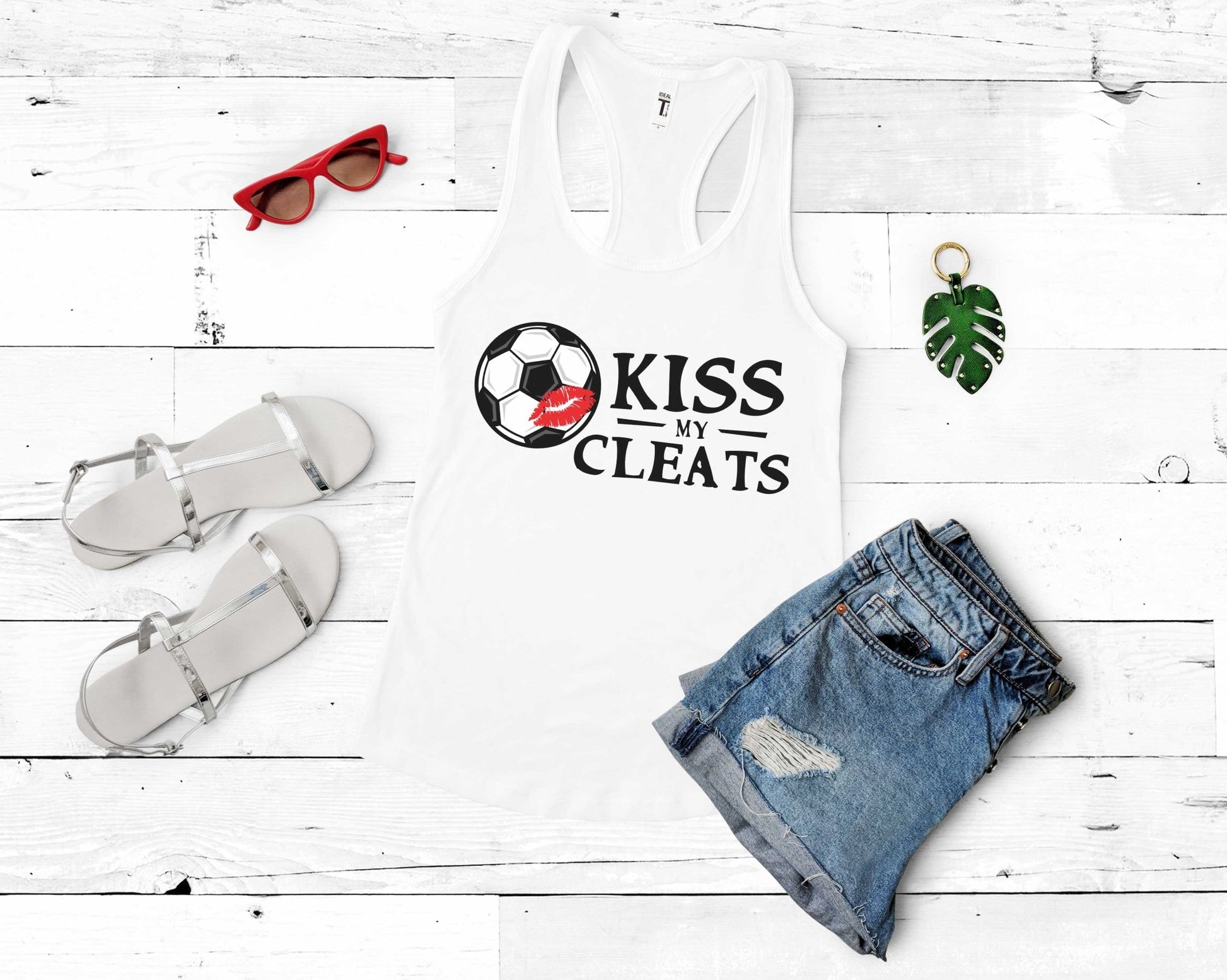 Kiss My Cleats, Soccer is Life - Gone Coastal Creations - Shirts