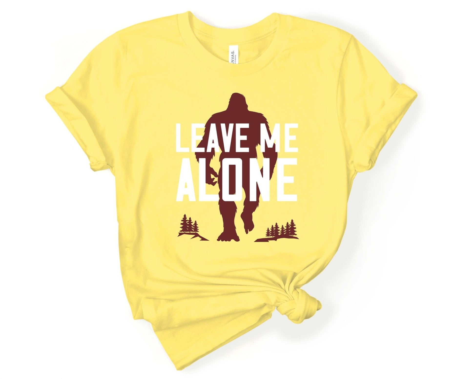 Leave Me Alone Bigfoot T-Shirt - Gone Coastal Creations - Shirts