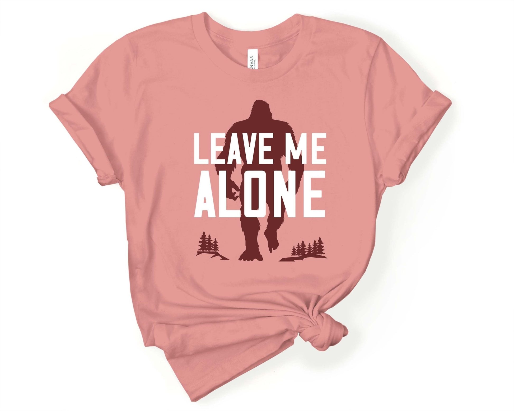 Leave Me Alone Bigfoot T-Shirt - Gone Coastal Creations - Shirts