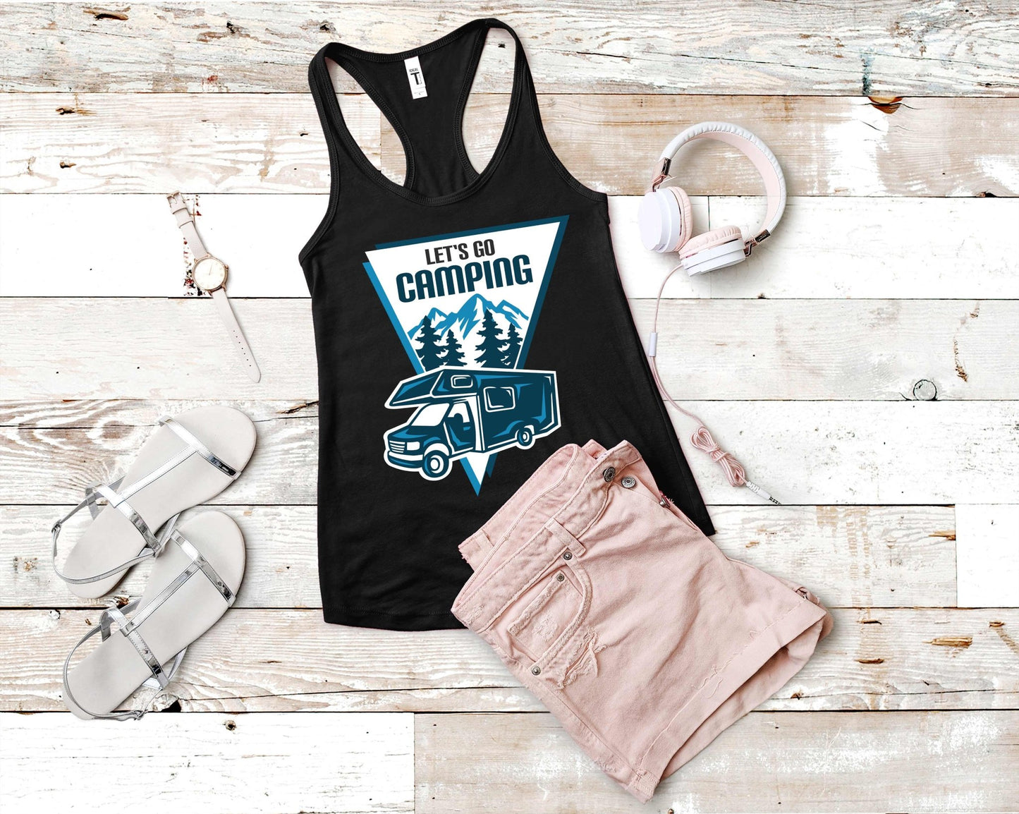 Let's Go Camping | Funny Camping Shirts for the Outdoor Adventurer - Gone Coastal Creations - shirts