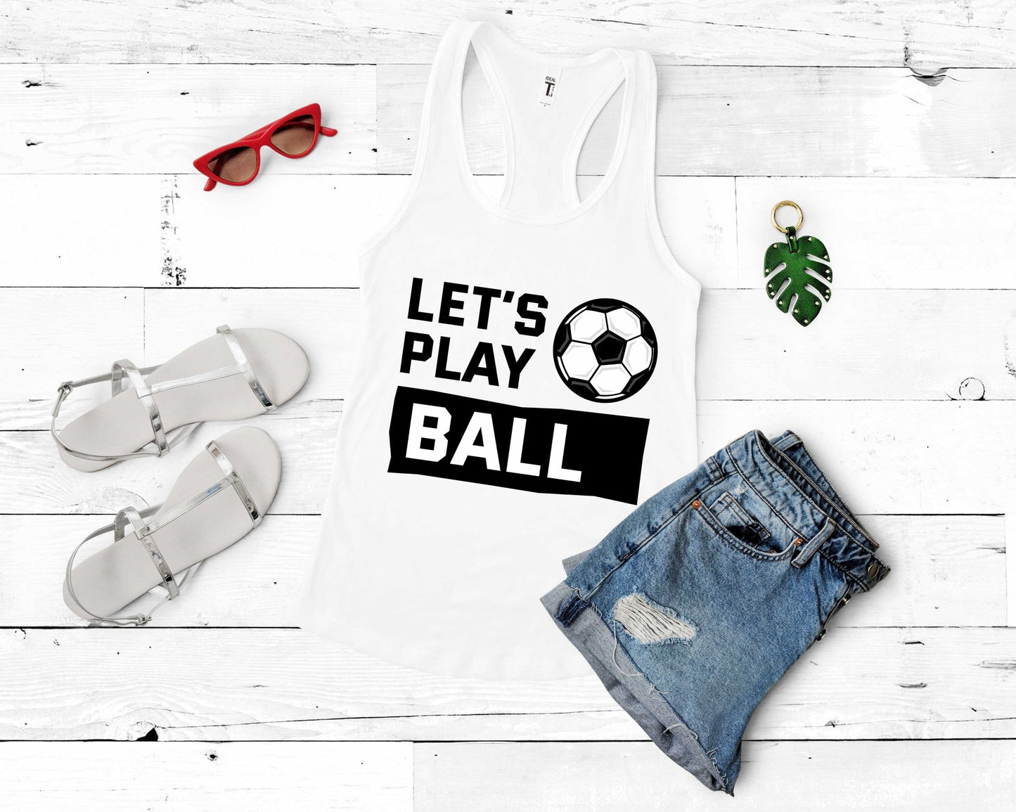 Let's Play Ball, Soccer is Life - Gone Coastal Creations - Shirts