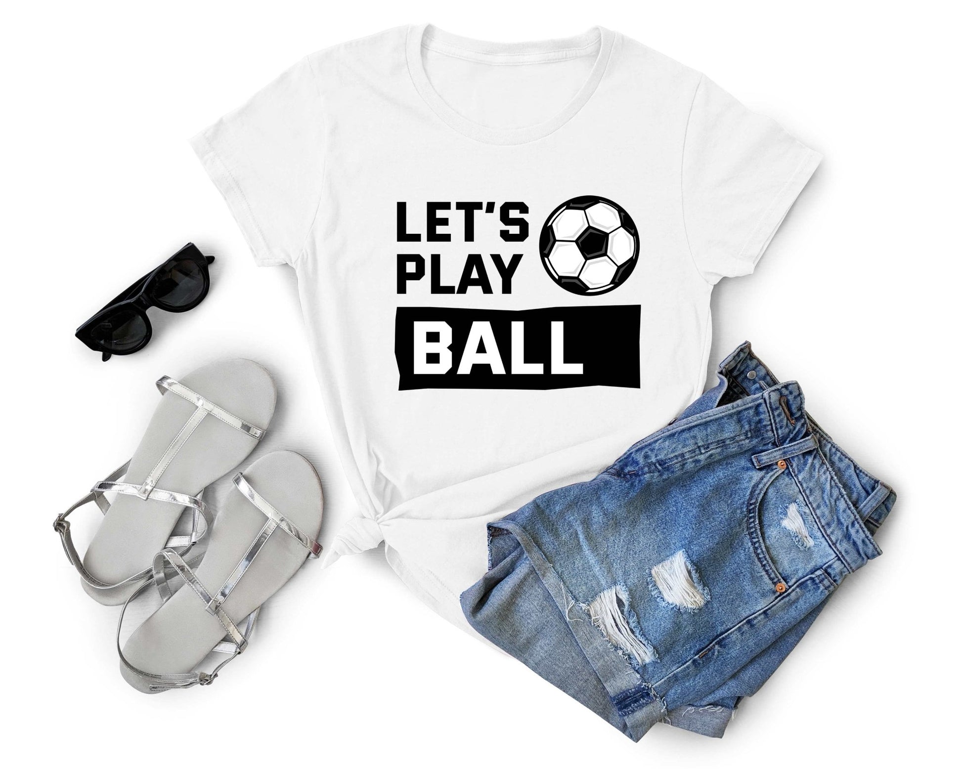 Let's Play Ball, Soccer is Life - Gone Coastal Creations - Shirts