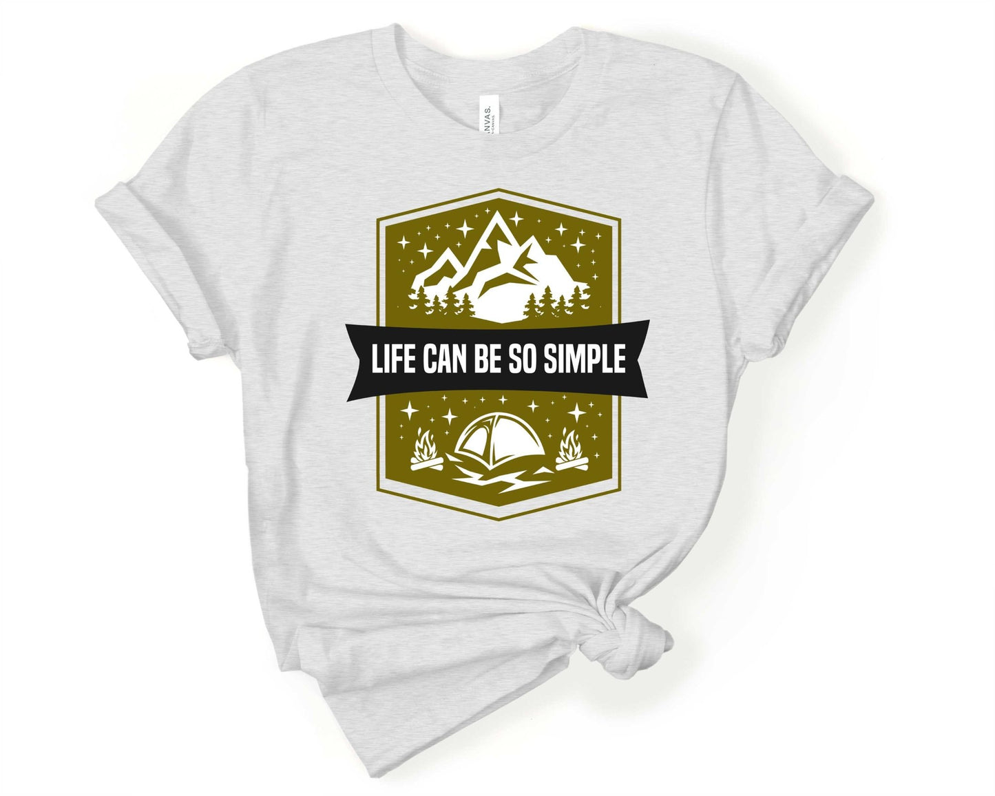 Life Can be So Simple | Funny Camping Shirts for the Outdoor Adventurer - Gone Coastal Creations - shirts