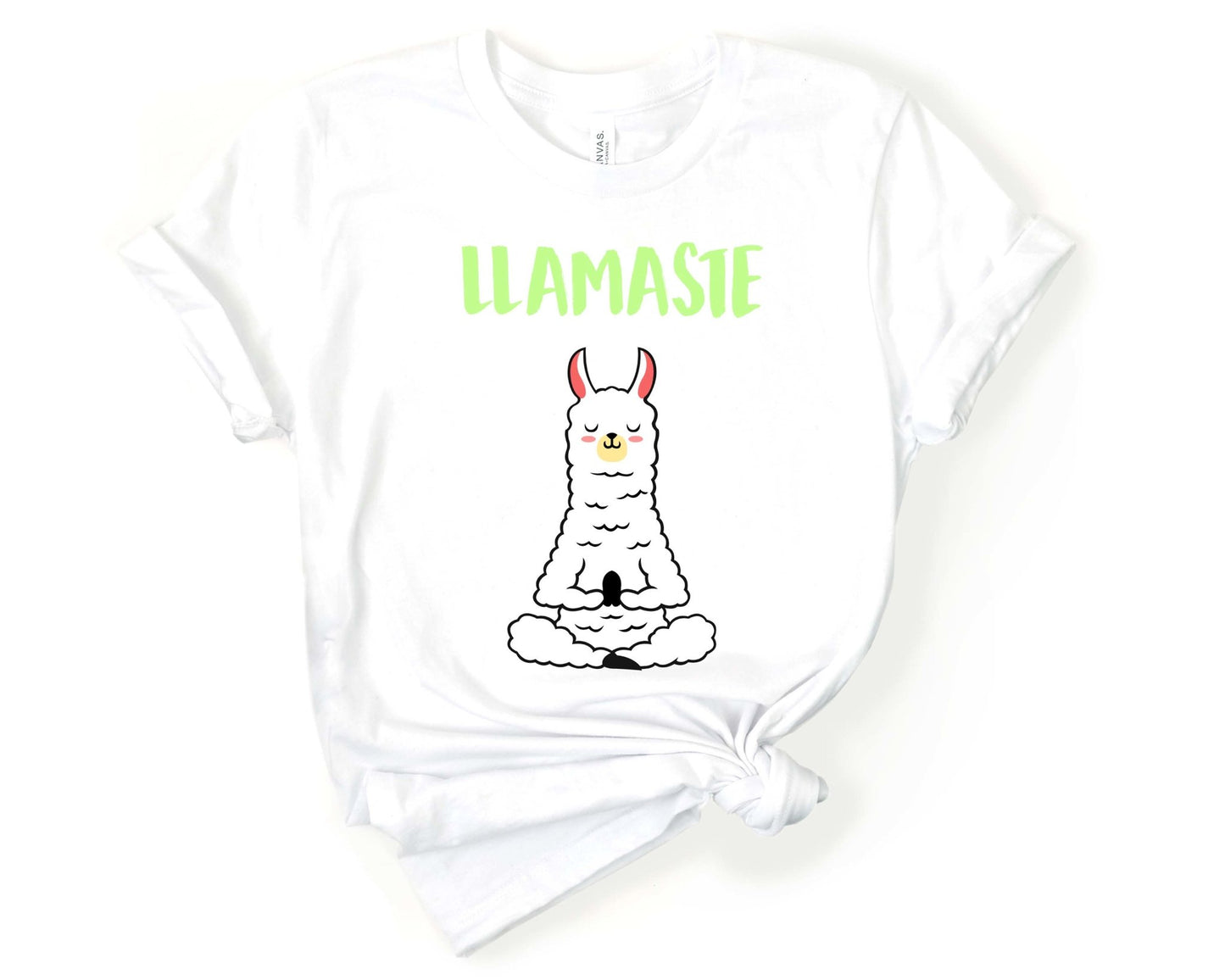 Llamastae Yoga Shirt | Stocking Stuffer for CoWorker - Gone Coastal Creations - Shirts