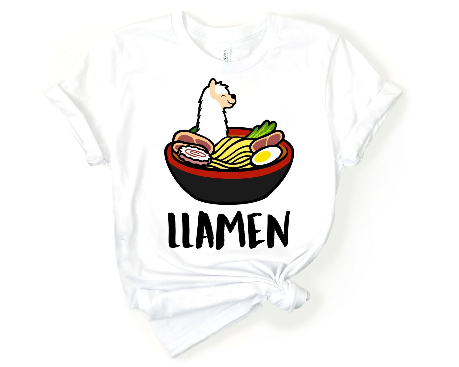 Llamen T-Shirt for the Noodle Lover | College student gift - Gone Coastal Creations - Shirts