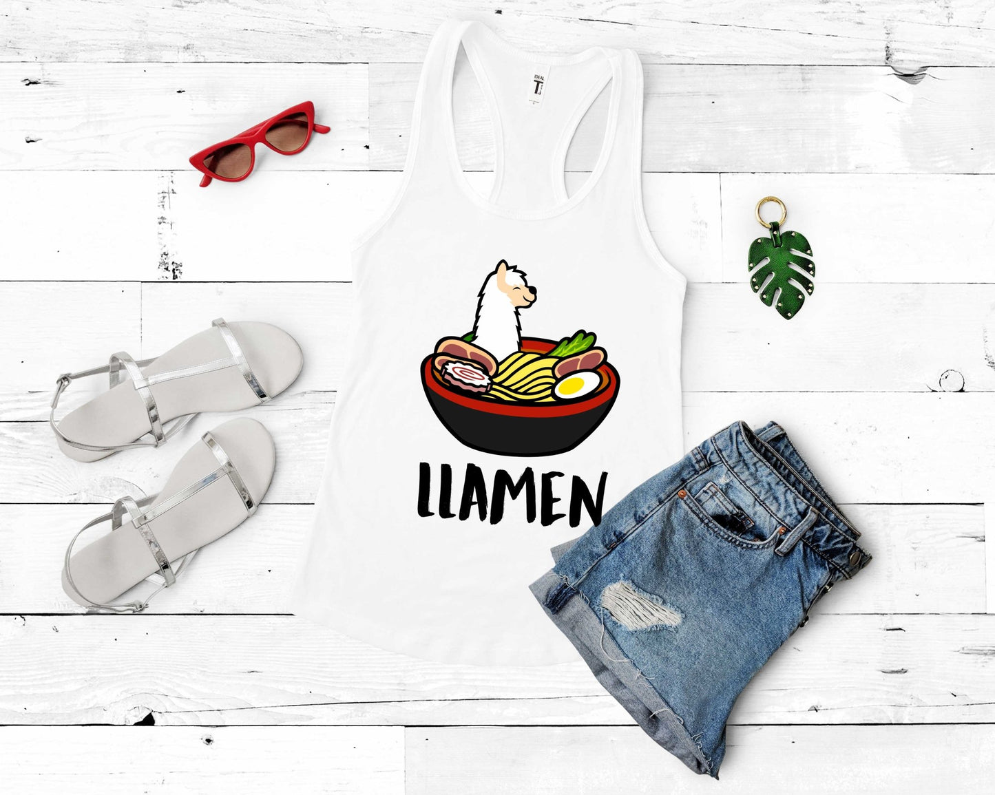 Llamen T-Shirt for the Noodle Lover | College student gift - Gone Coastal Creations - Shirts