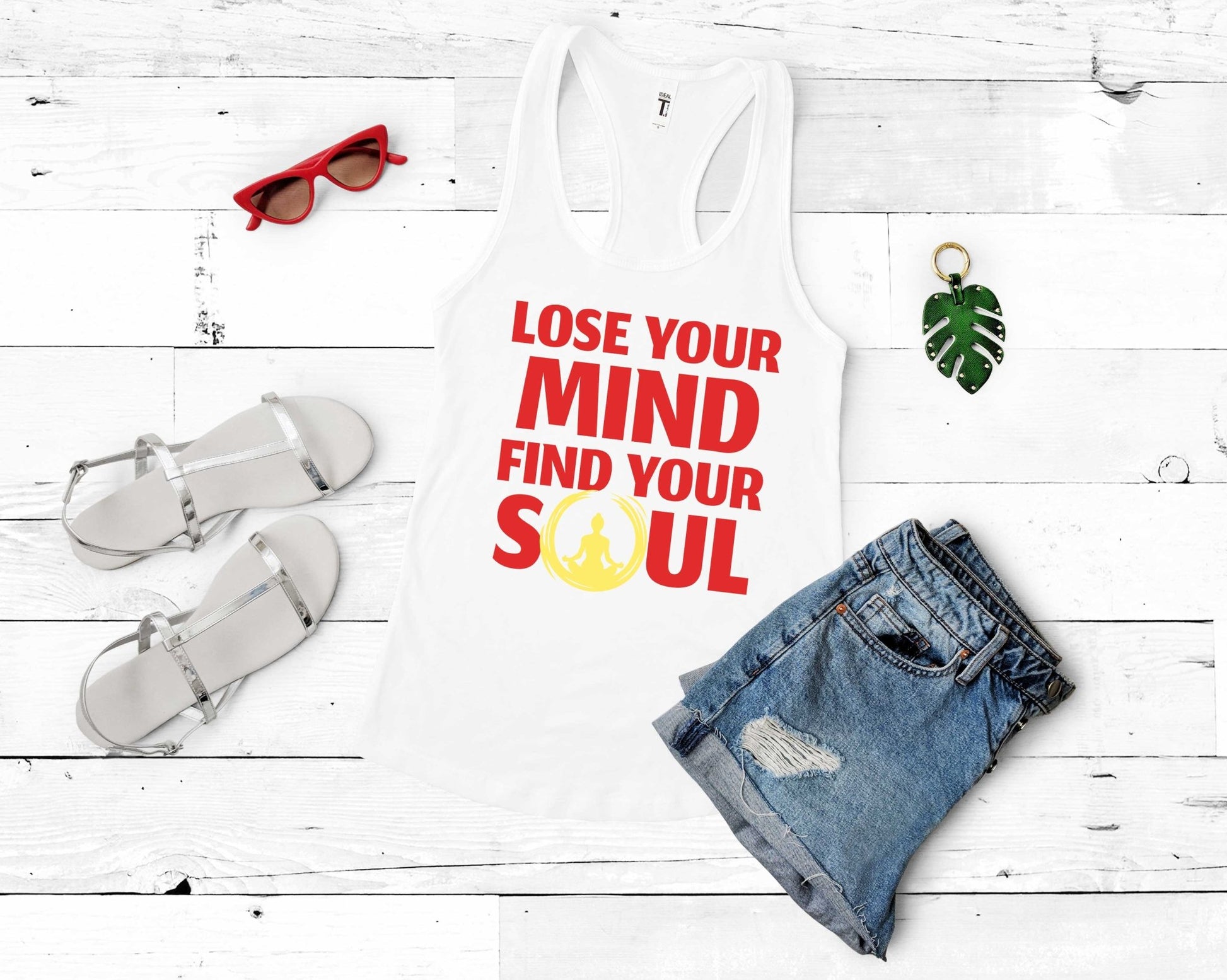 Lose Your Mind - Find Your Soul | Inspirational Yoga Shirt - Gone Coastal Creations - Shirts