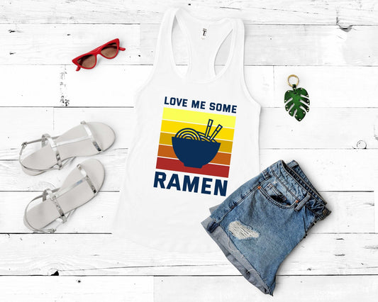 Love me Some Ramen Shirt for Foodie | Stocking Stuffer for College Student - Gone Coastal Creations - Shirts