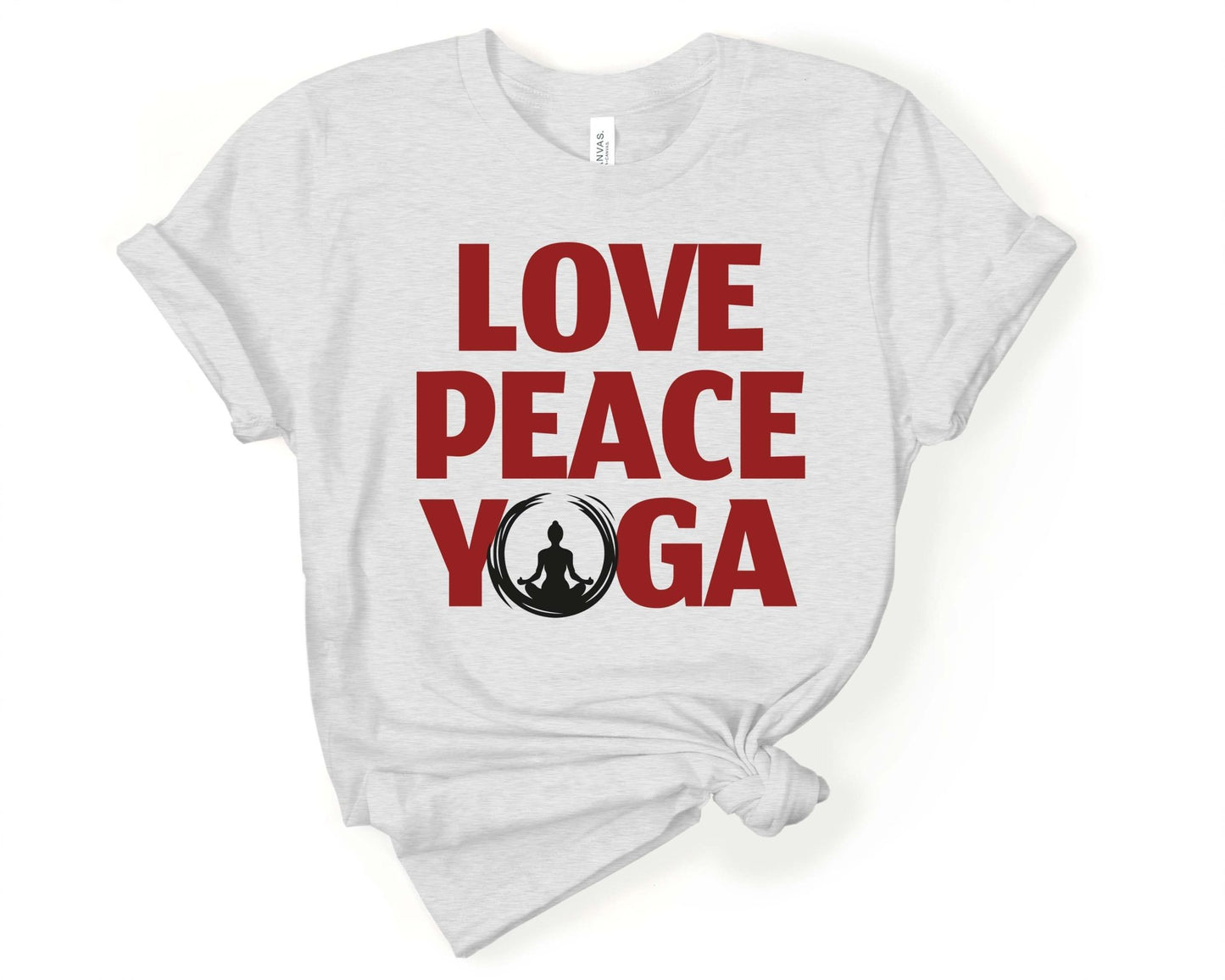 Love Peace Yoga | Inspirational Yoga Shirt - Gone Coastal Creations - Shirts