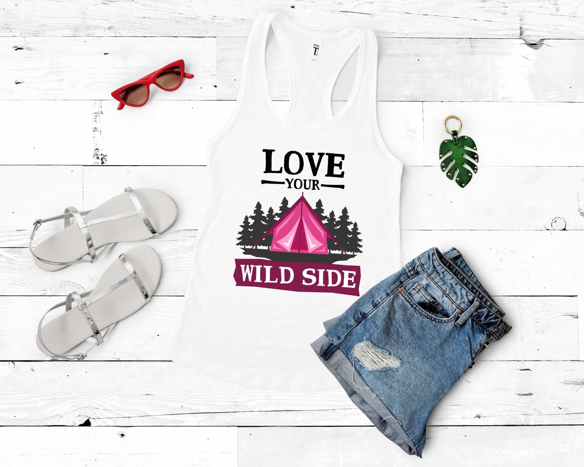 Love Your Wild Side | Funny Camping Shirts for the Outdoor Adventurer - Gone Coastal Creations - shirts