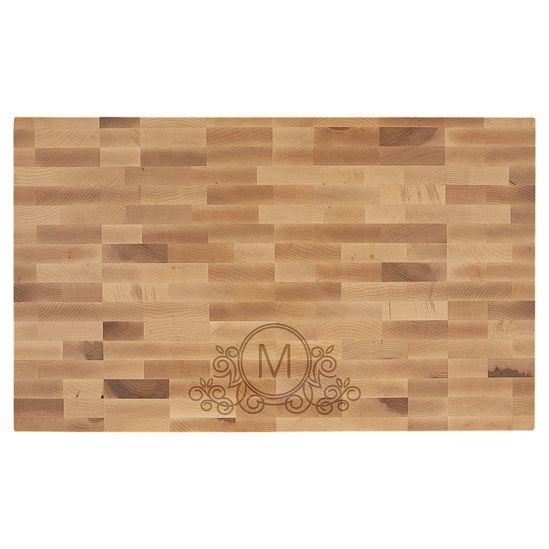 Maple Butcher Block Cutting Board - Ready for Personalized Engraving - Gone Coastal Creations - Engraved Gifts