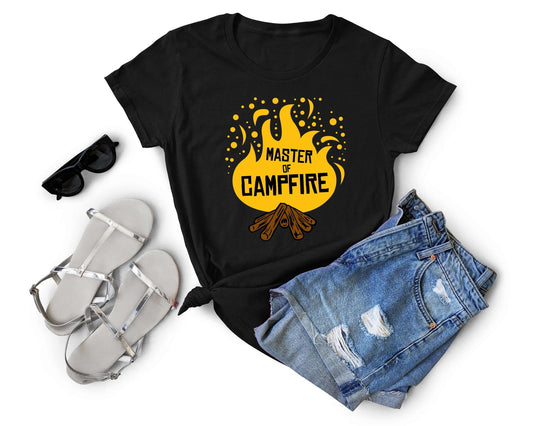 Master of the Campfire | Funny Camping Shirts for the Outdoor Adventurer - Gone Coastal Creations - shirts